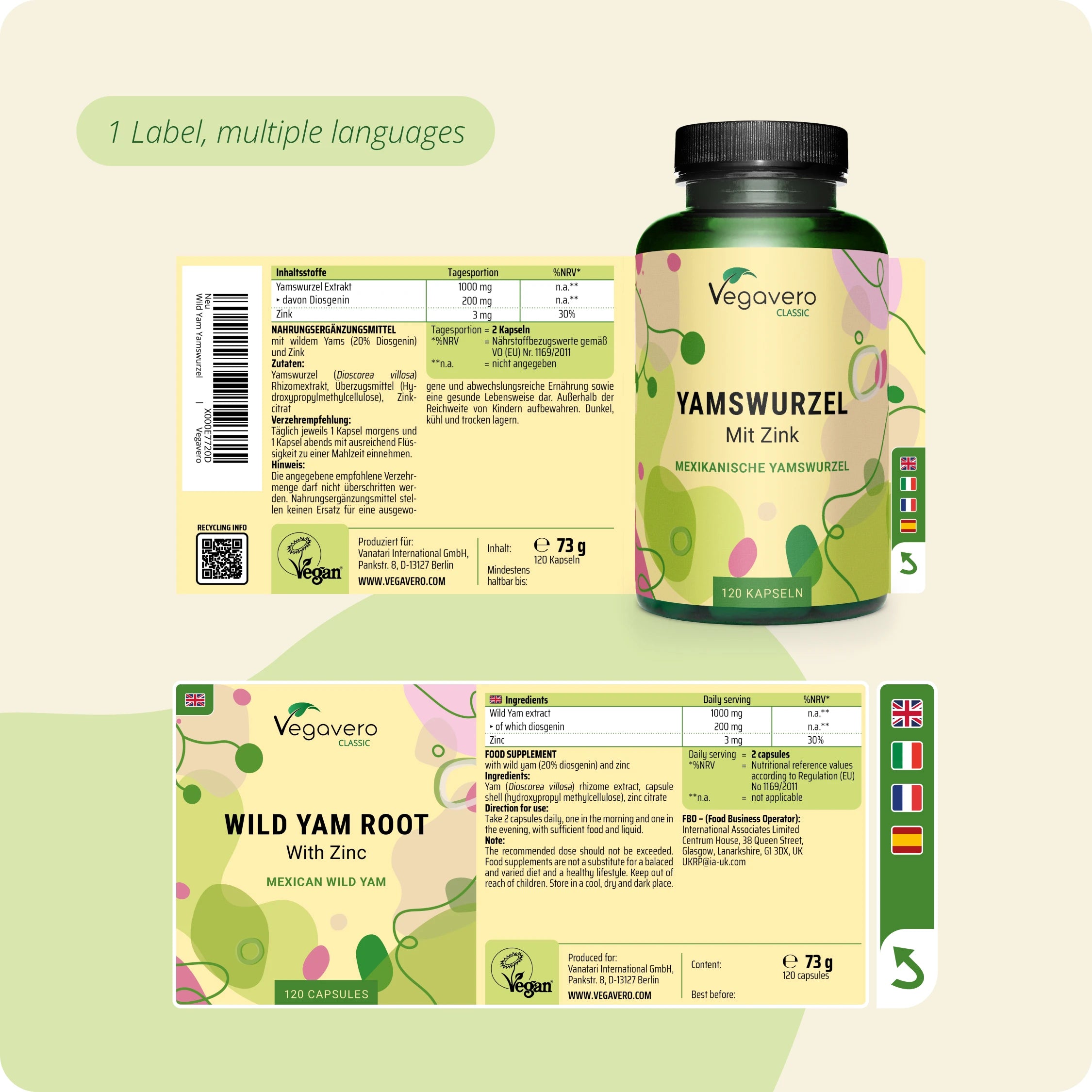 Igname Selvatico + Zinco Capsule