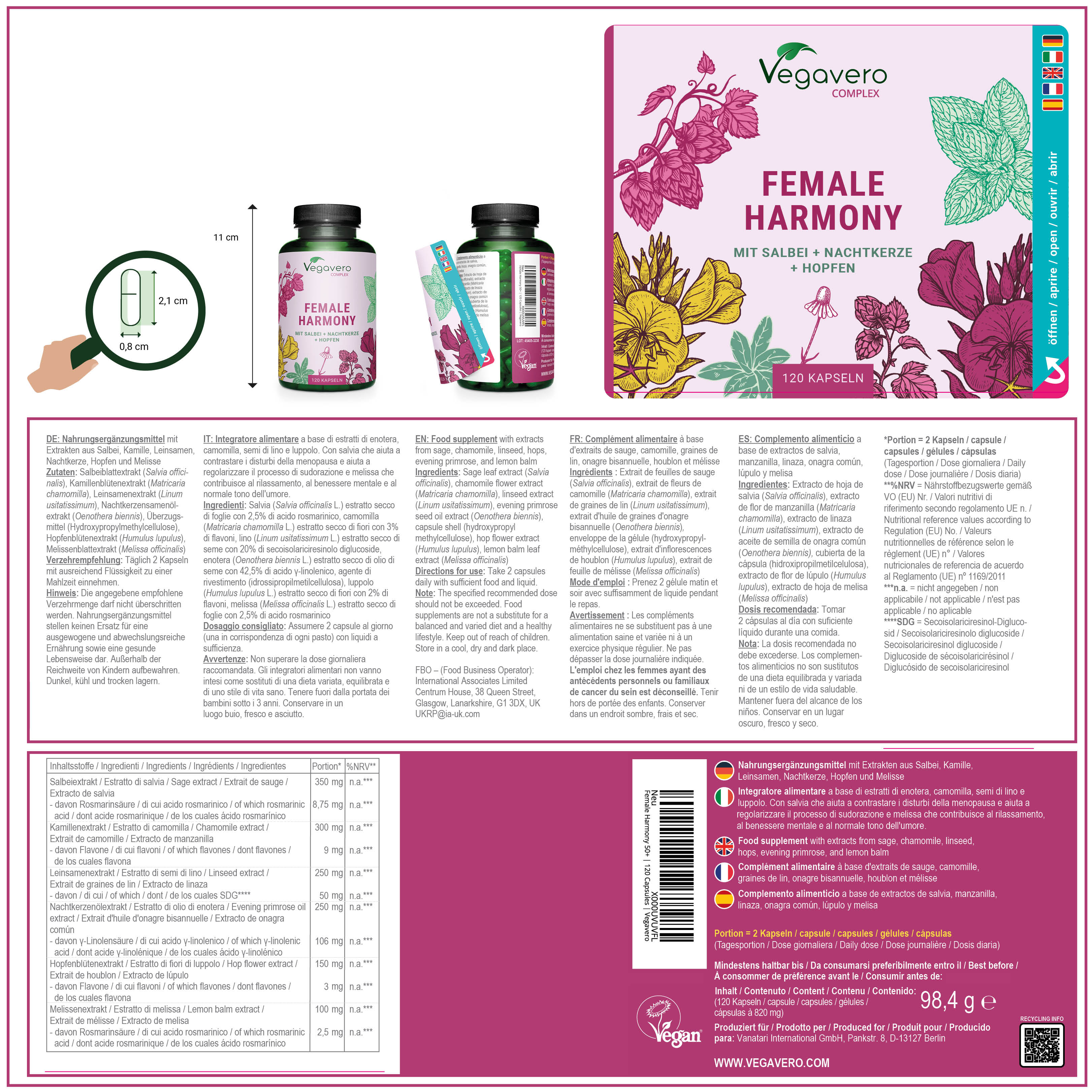 Female Harmony Complex Capsule