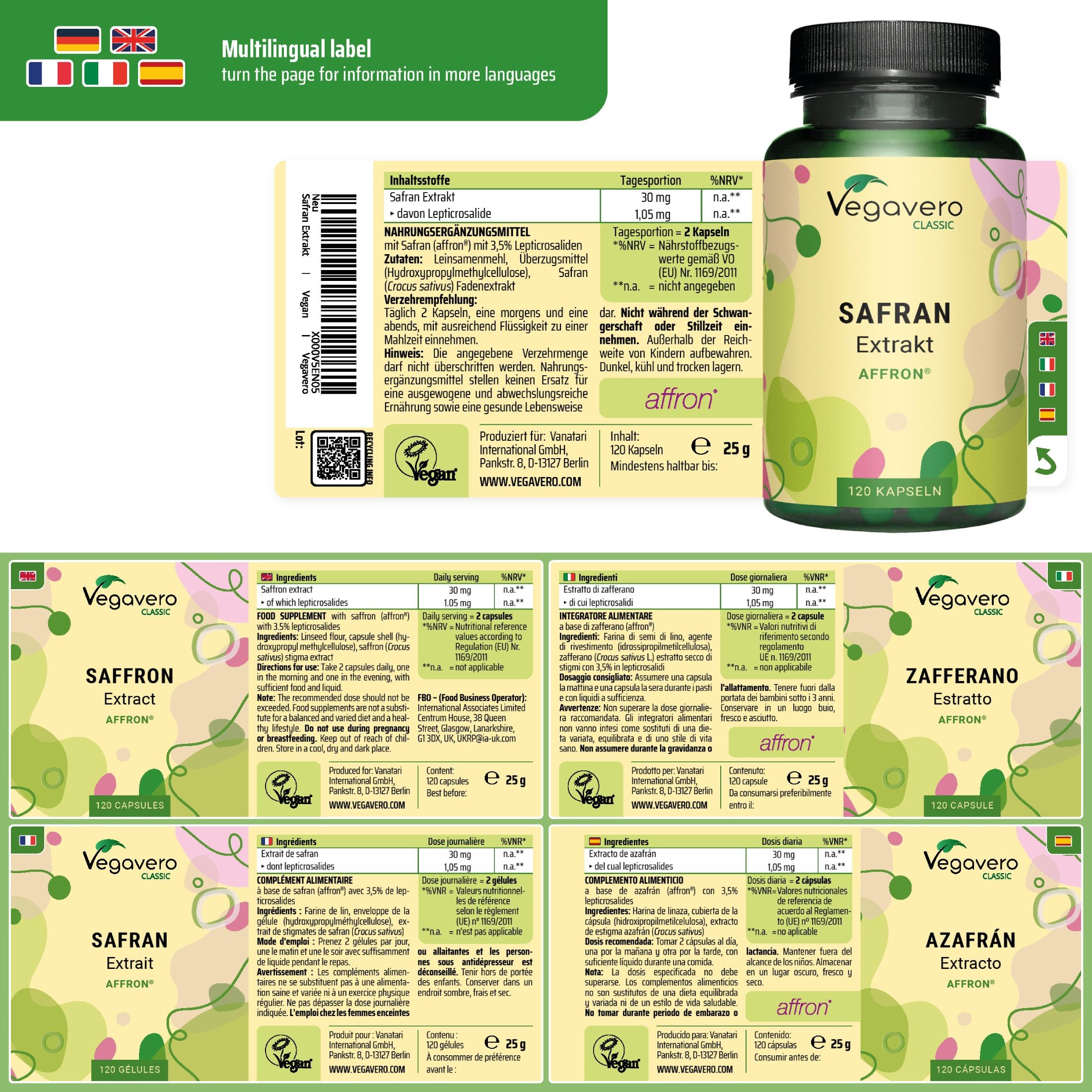 Zafferano Estratto Capsule