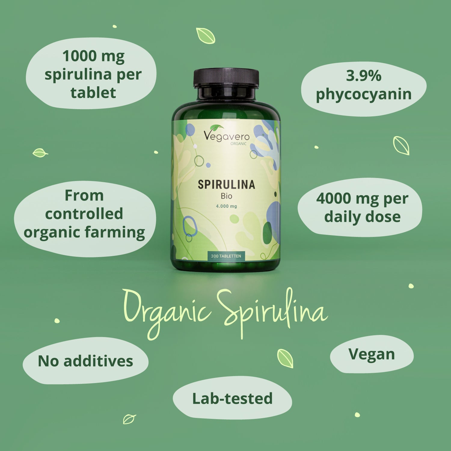 Spirulina Compresse Bio