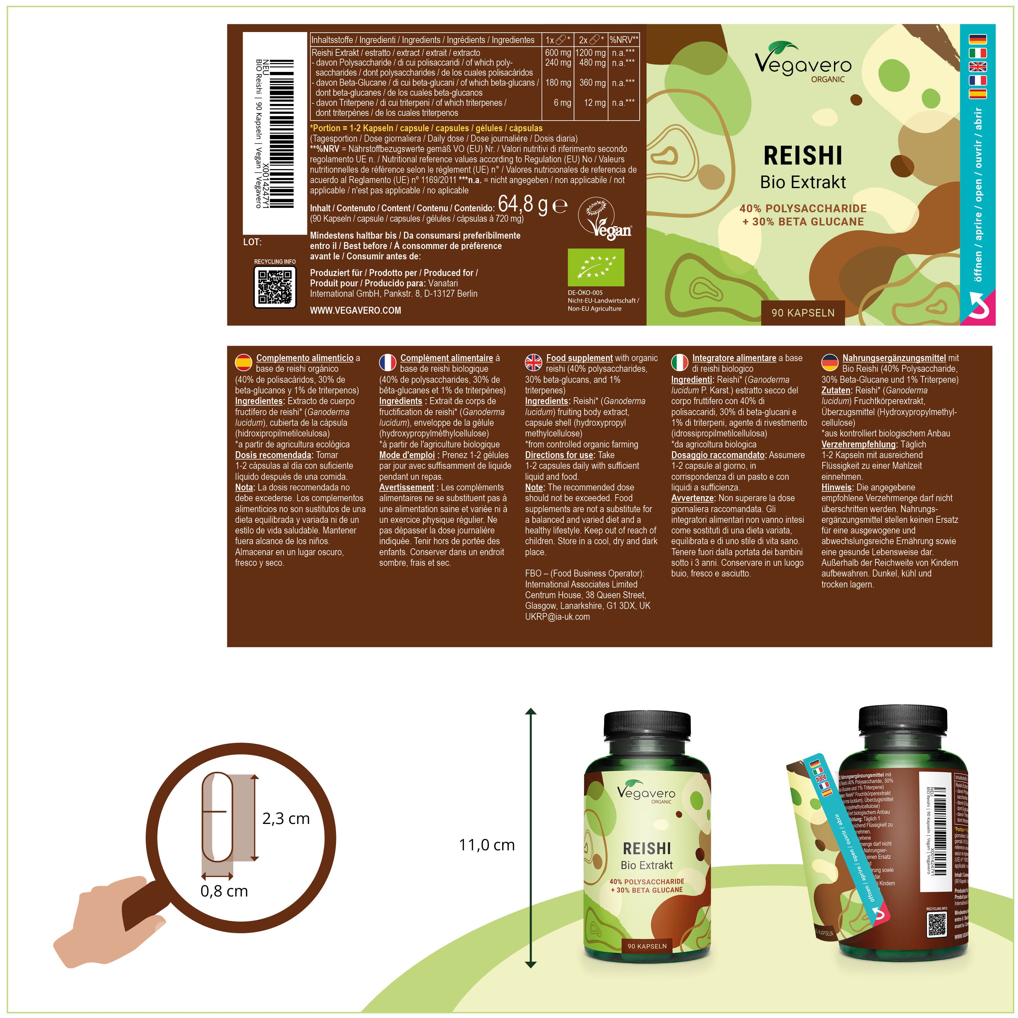 Reishi Estratto Capsule Bio