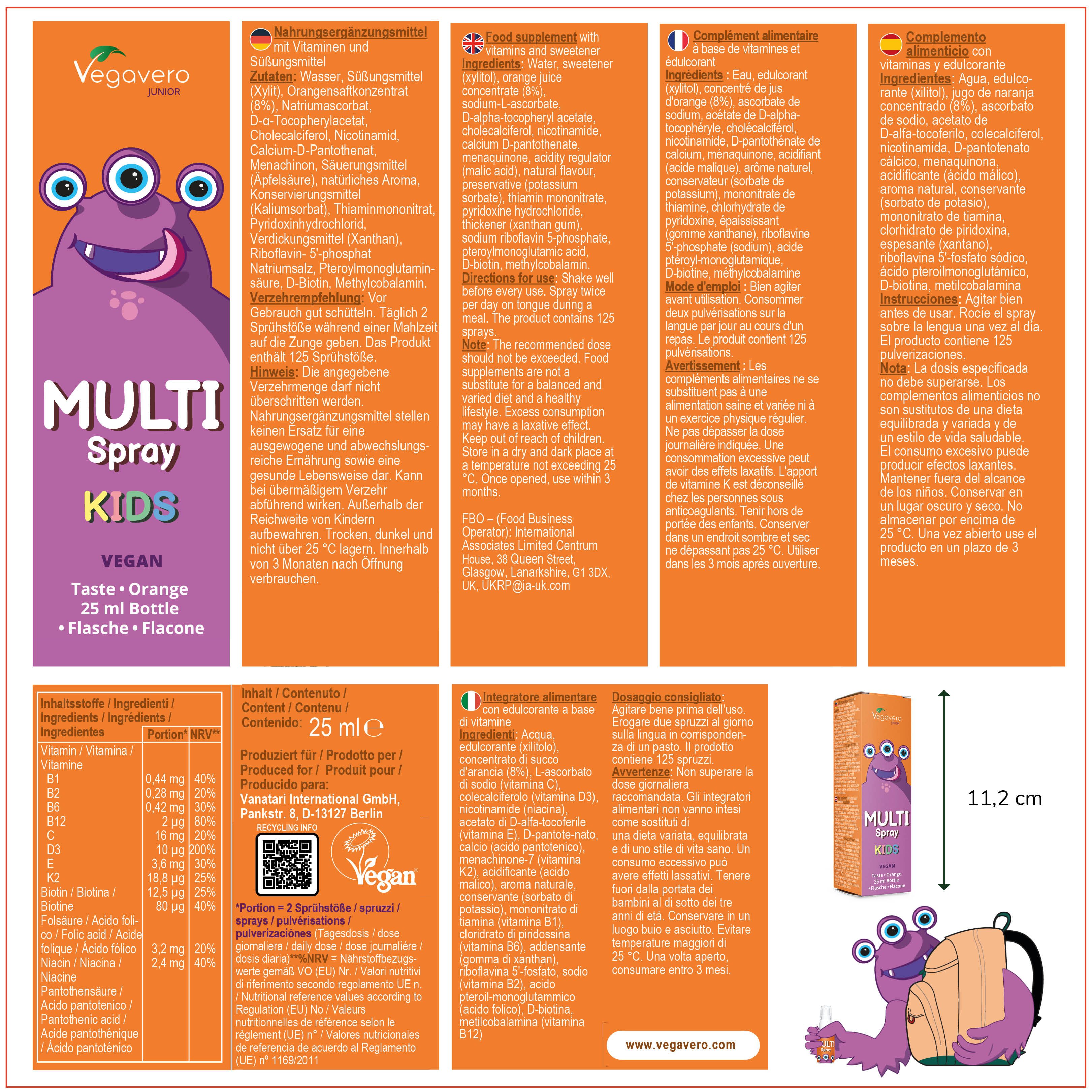 Multivitaminico Junior Spray