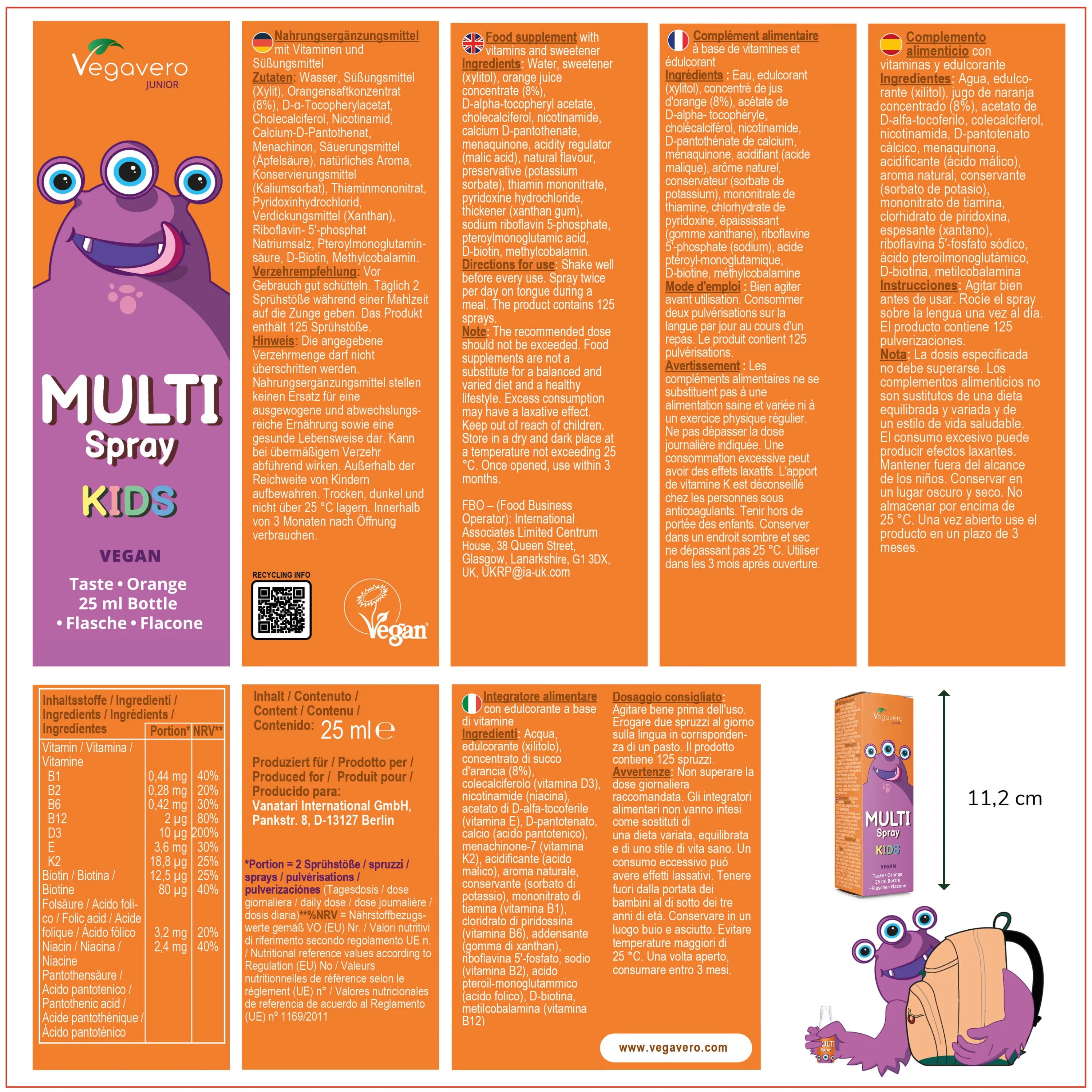 Multivitaminico Junior Spray