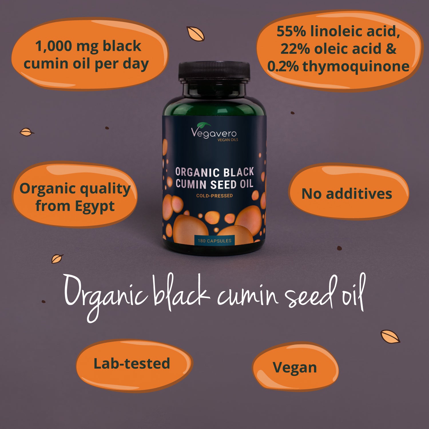Olio di Semi di Cumino Nero Capsule Bio