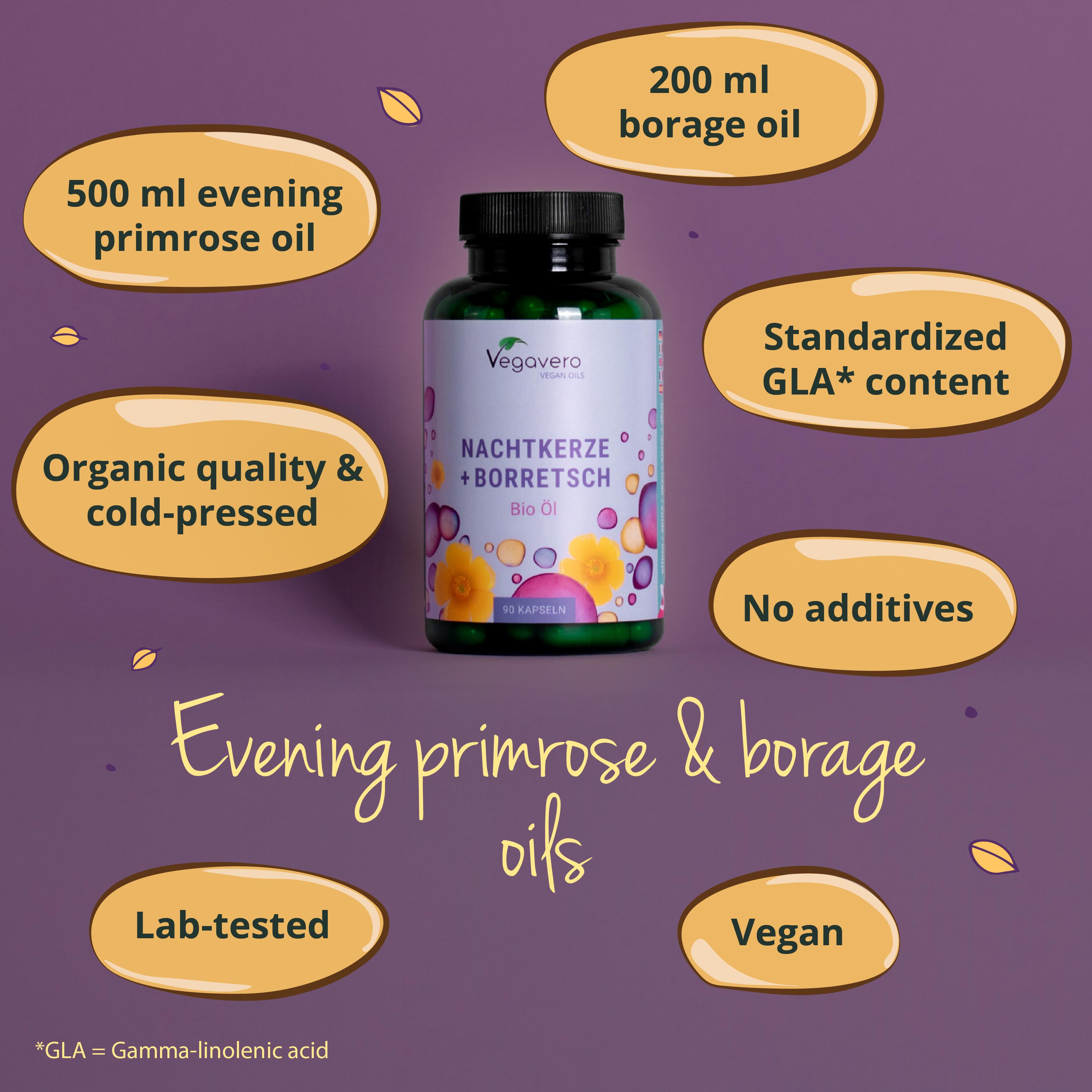 Olio di Enotera + Borragine Capsule Bio