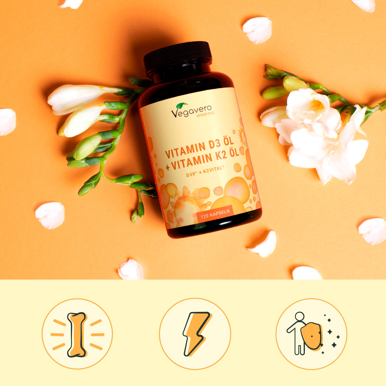 Vitamina D3 + K2 Olio Capsule