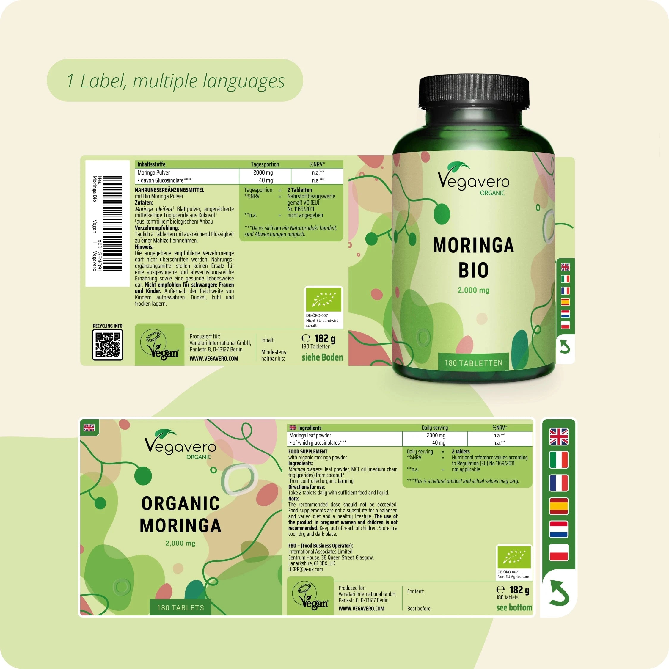 Moringa Oleifera Compresse Bio