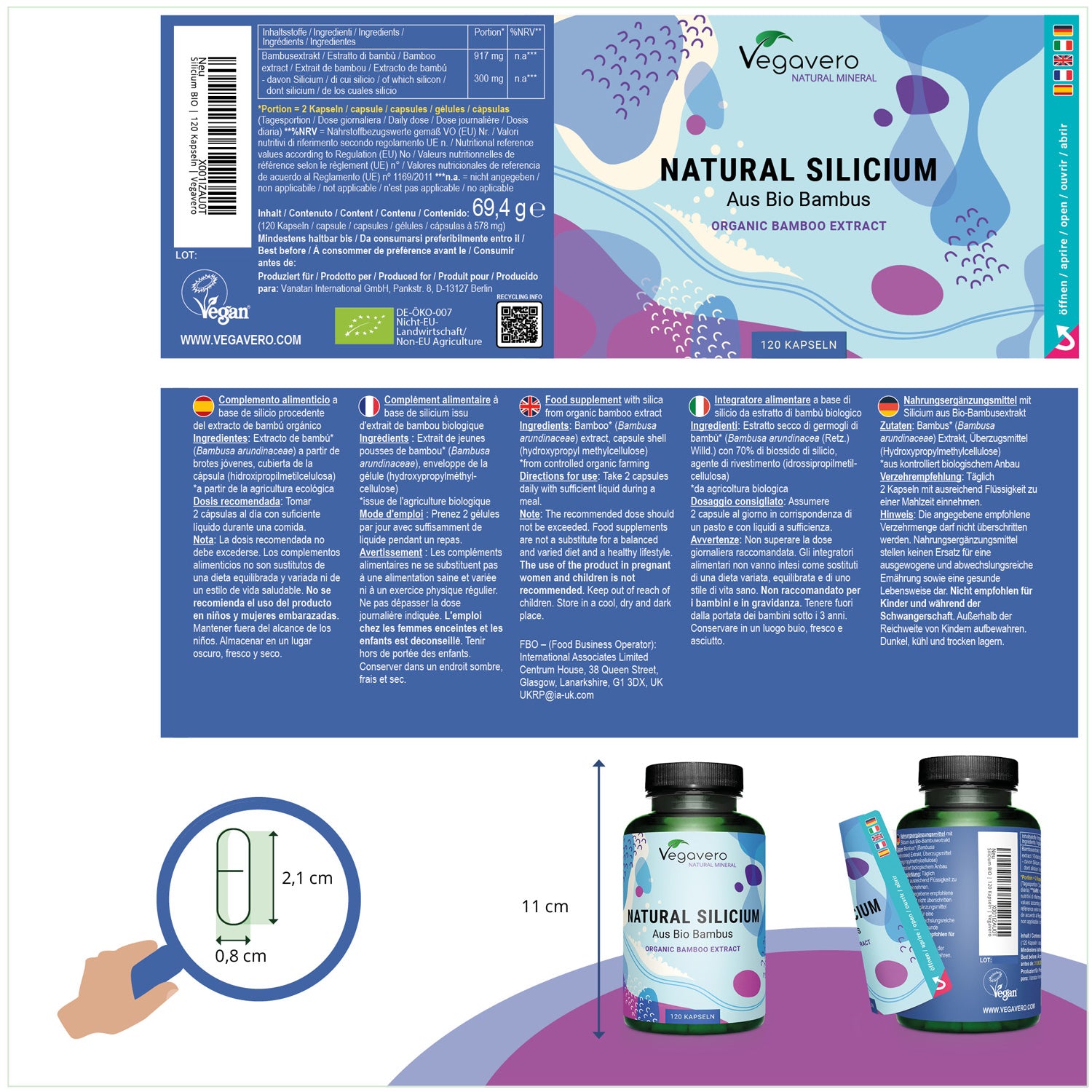 Silicio Naturale Capsule Bio