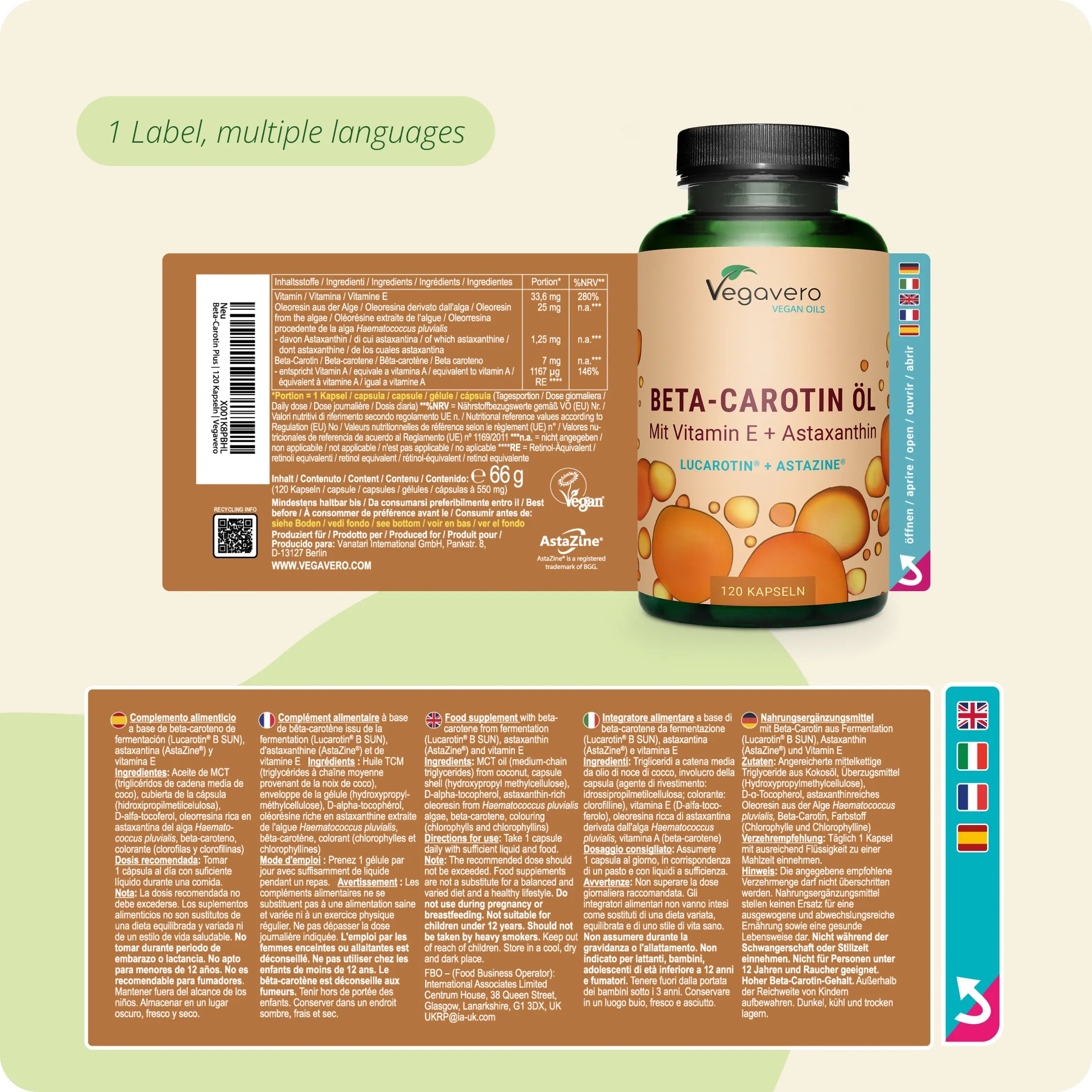 Beta‑Carotene Plus Olio Capsule