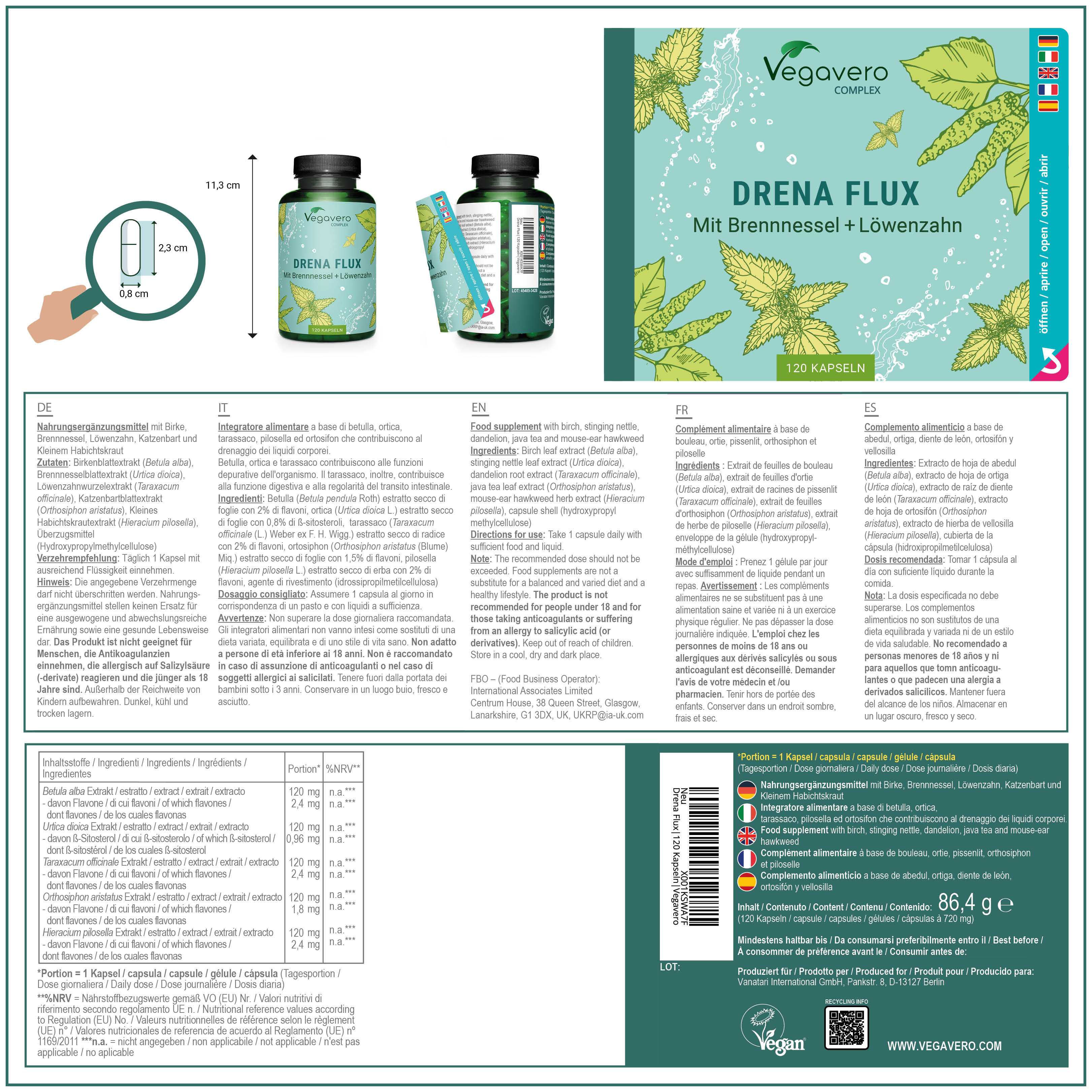 Drenaflux Complex Capsule