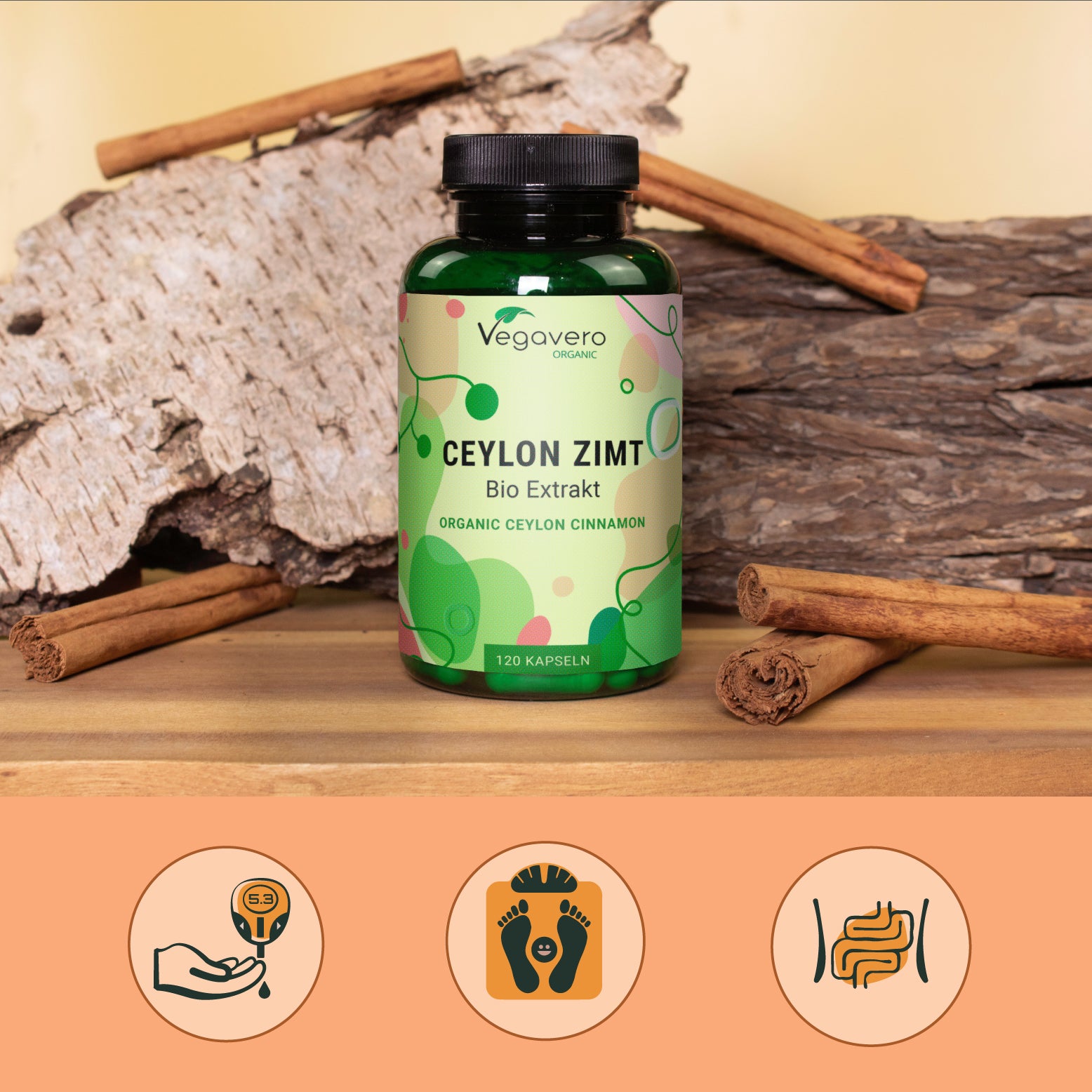 Cannella di Ceylon Estratto Capsule Bio