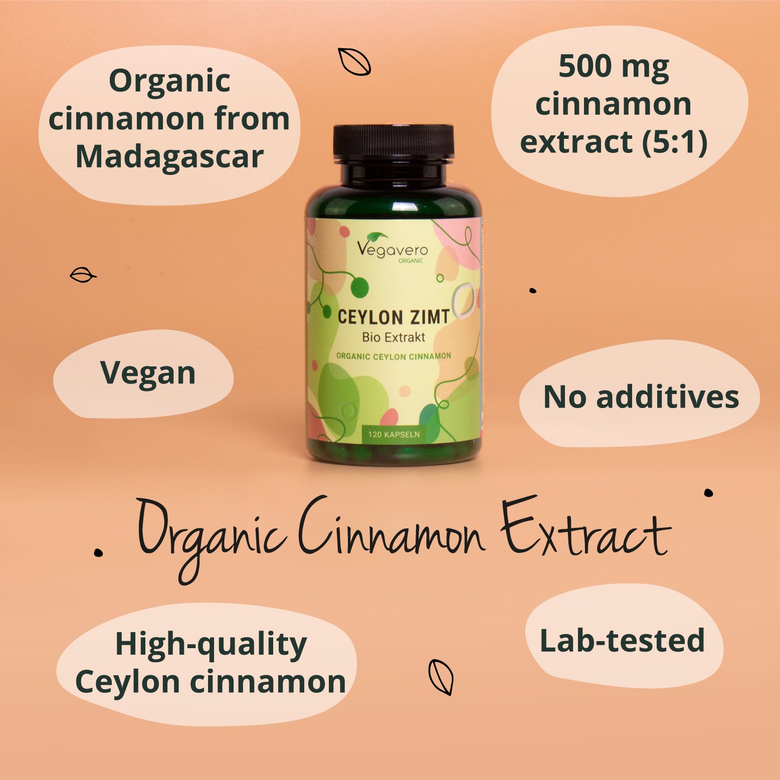 Cannella di Ceylon Estratto Capsule Bio