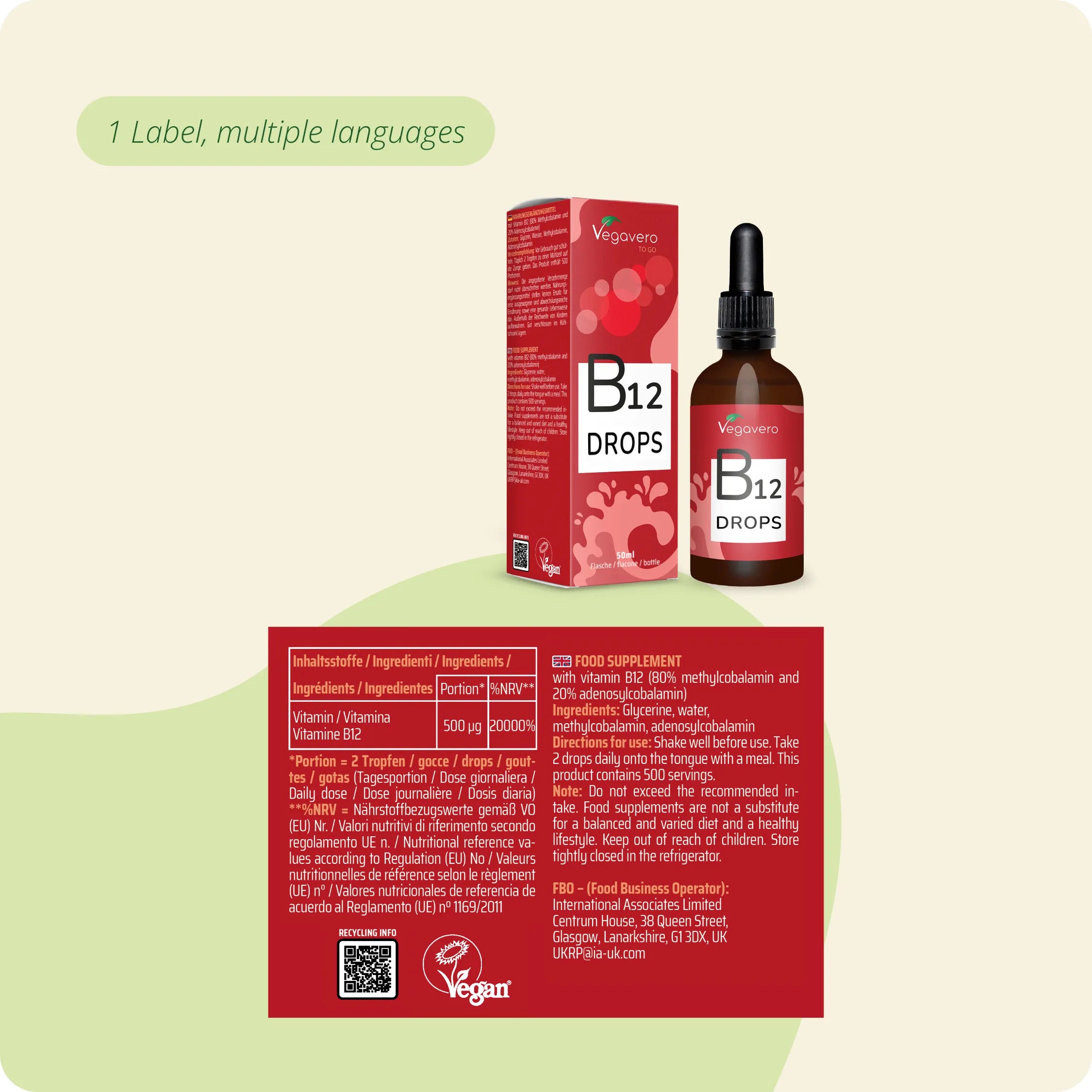 Vitamina B12 in Gocce