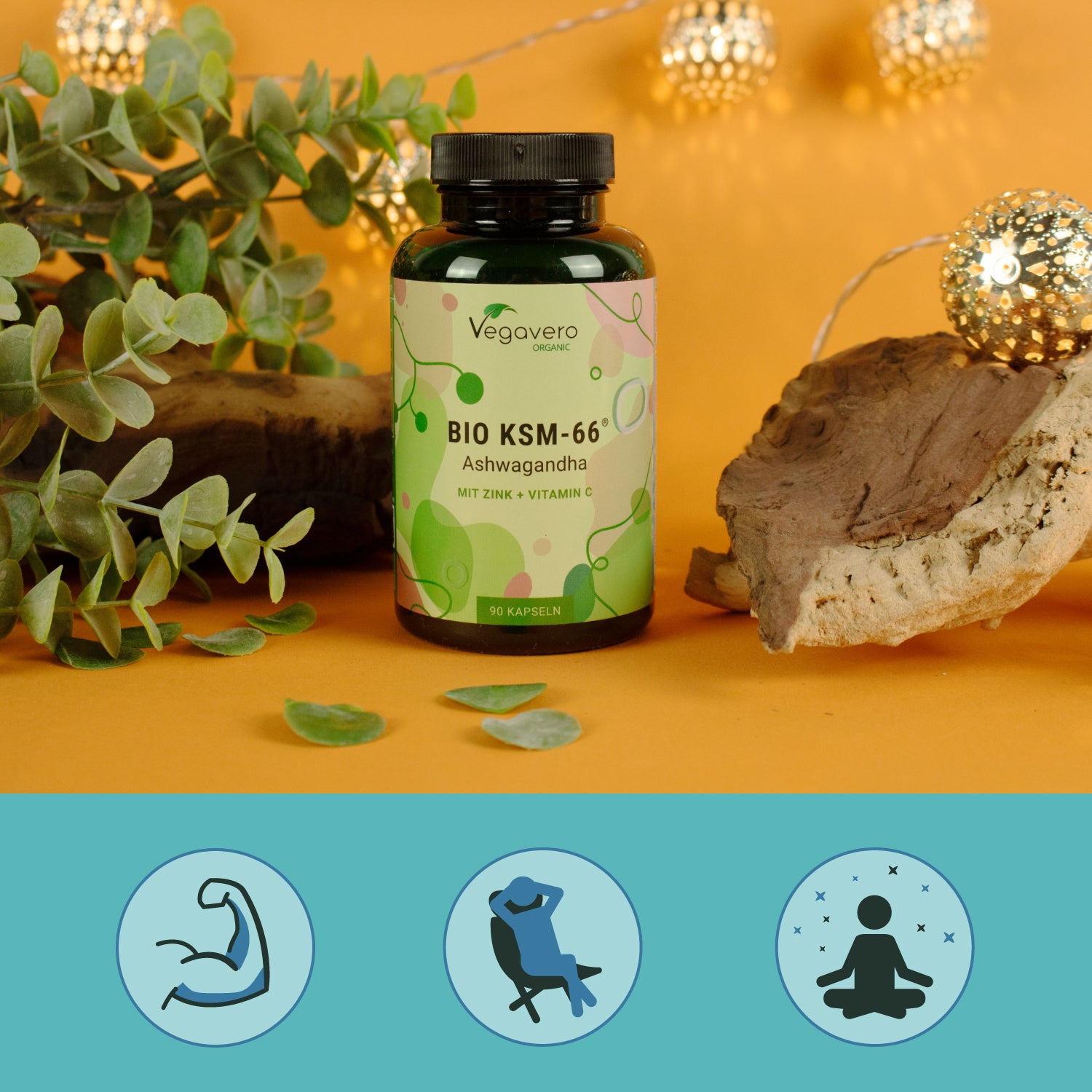 Ashwagandha KSM-66 Estratto Capsule Bio