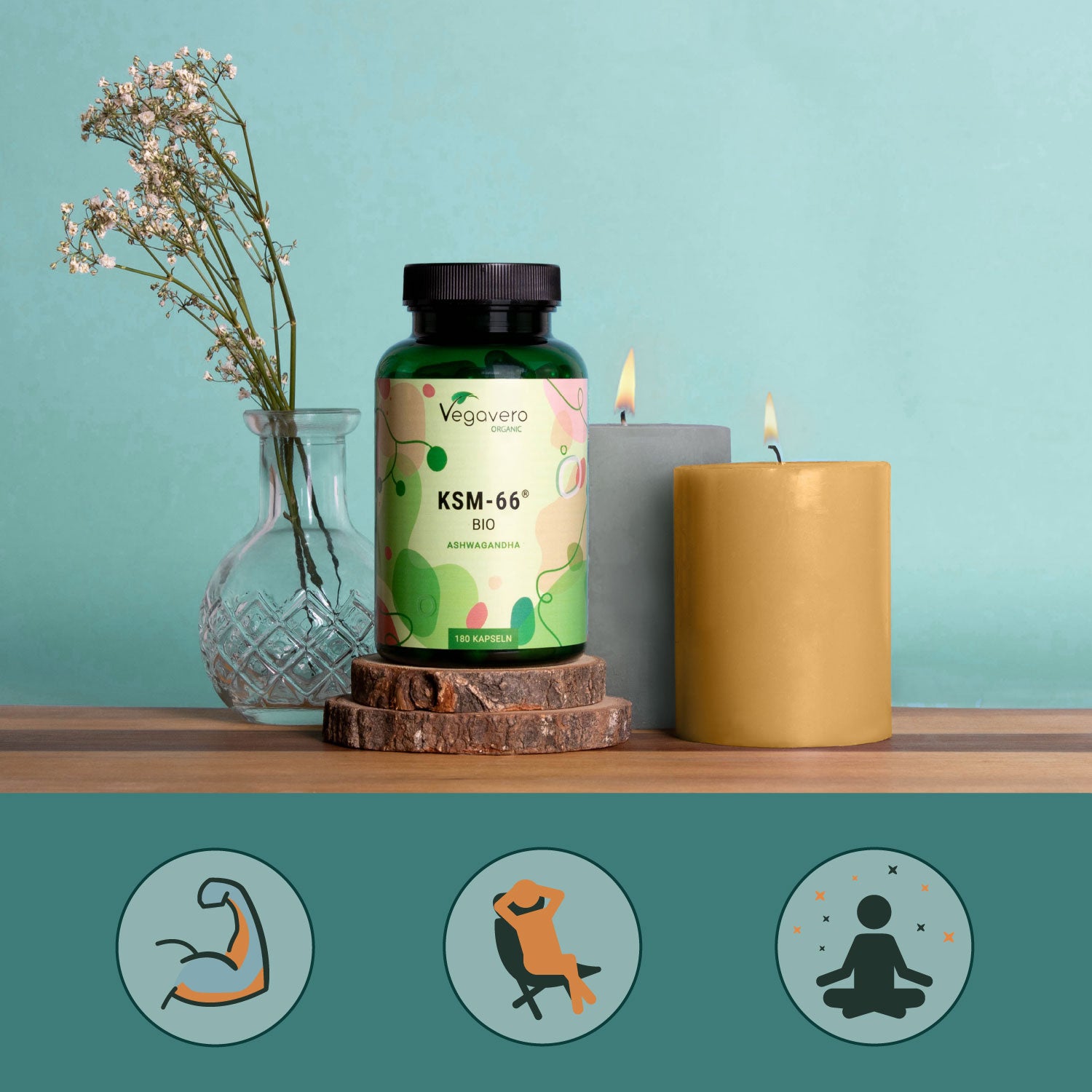 Ashwagandha KSM-66 Estratto Capsule Bio