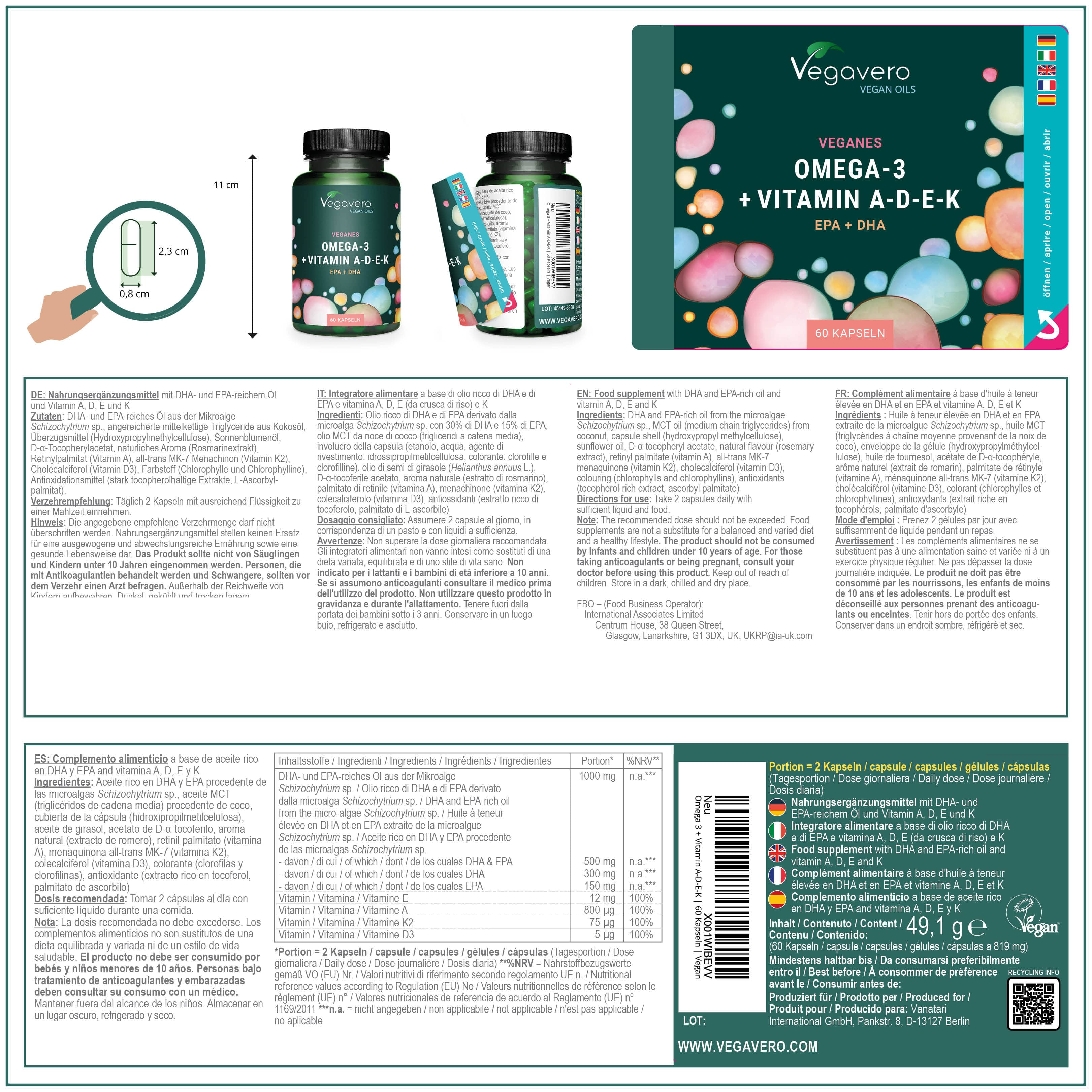Omega 3 + ADEK Olio Capsule