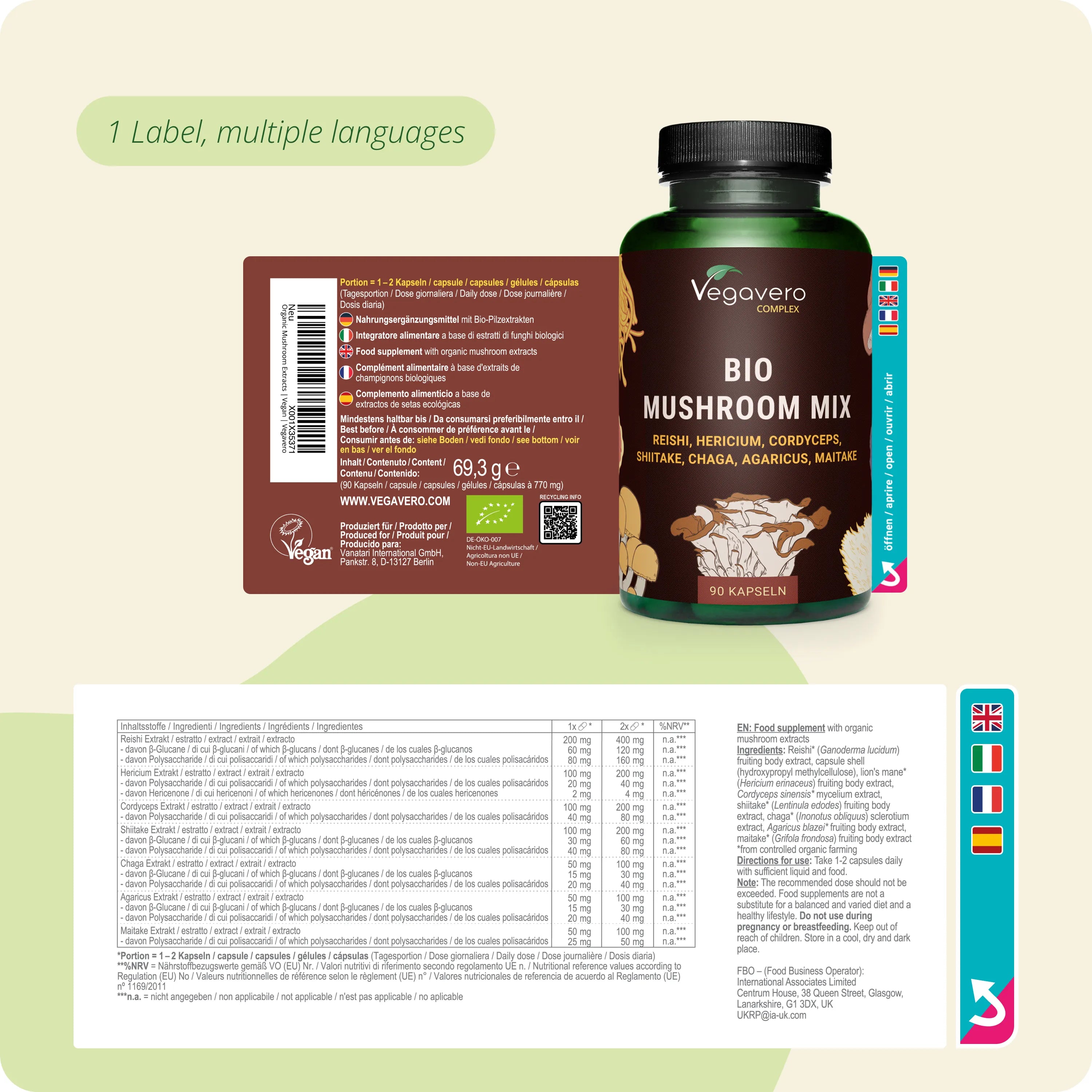 Mushroom Complex Capsule Bio