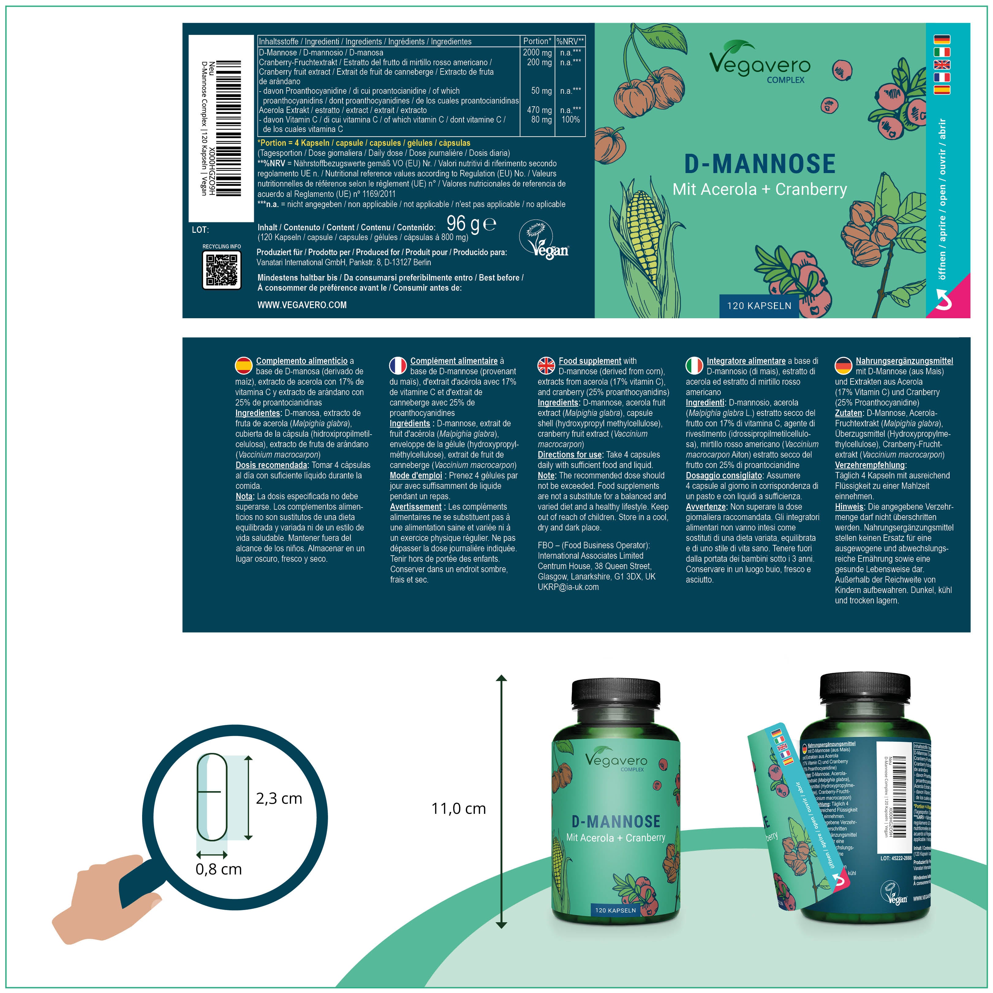 D‑Mannosio Complex Capsule
