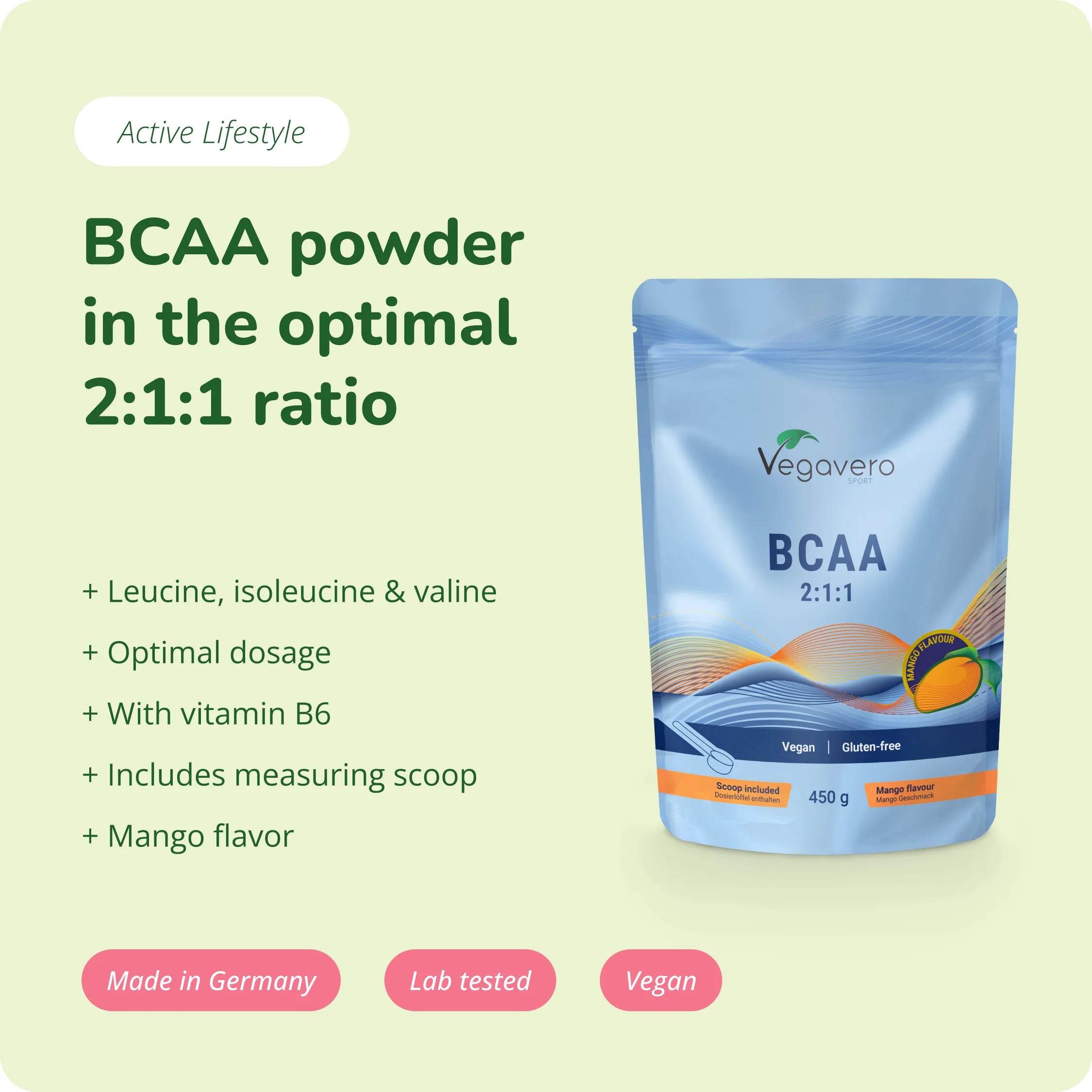 BCAA in Polvere Mango