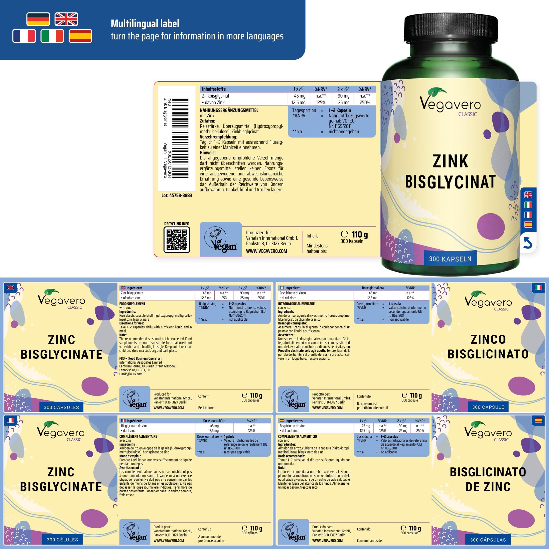Zinco Bisglicinato Capsule