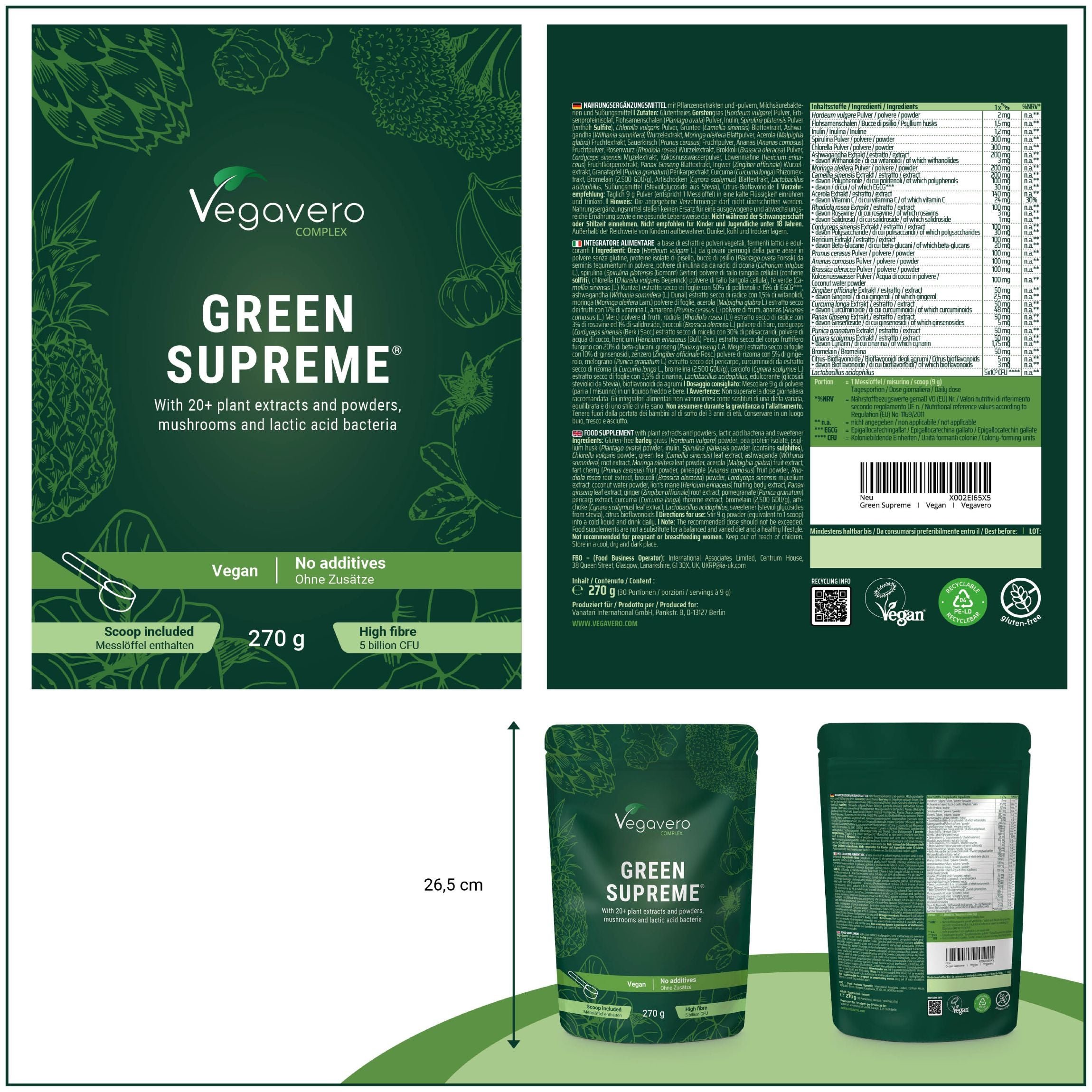 Green Supreme Complex in Polvere
