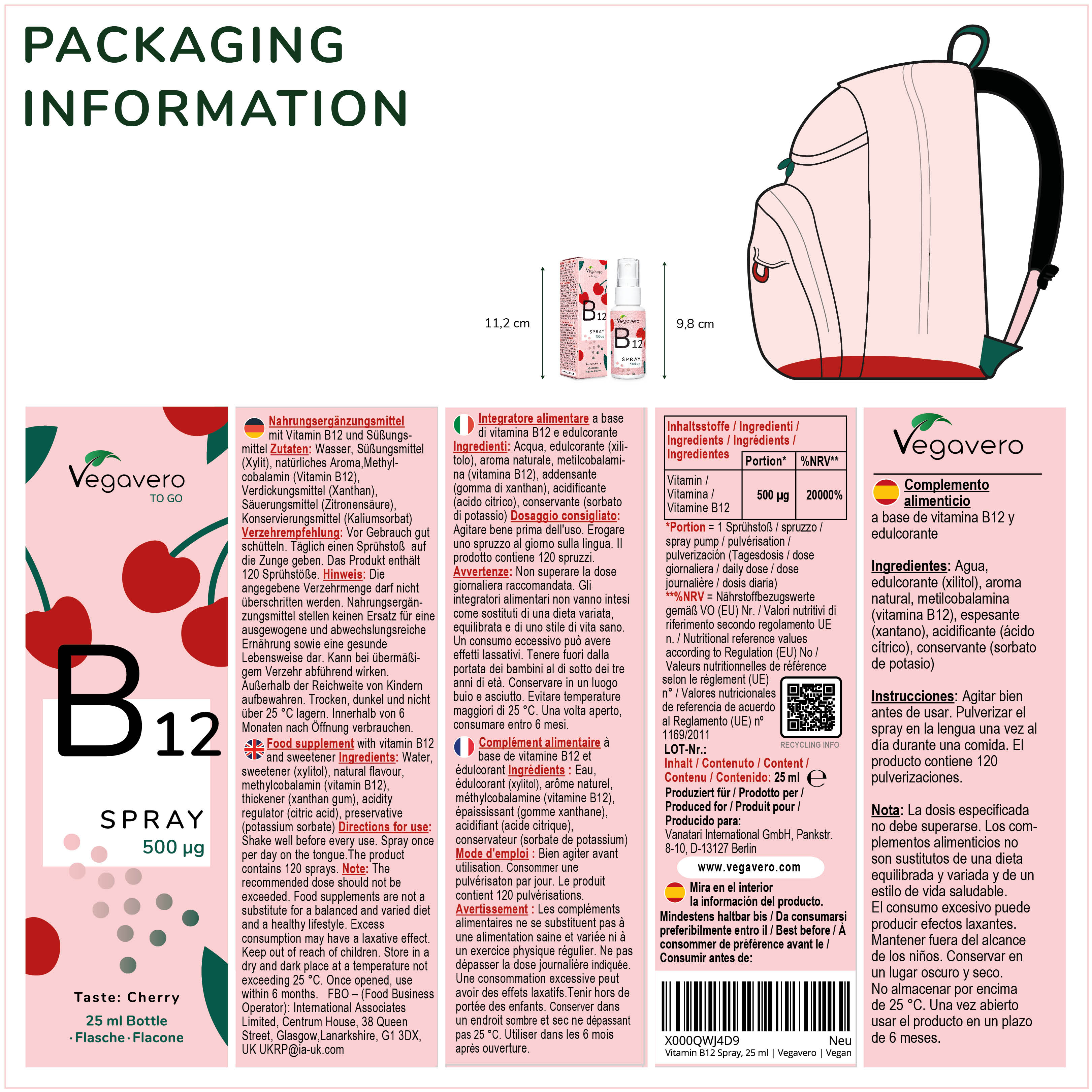 Vitamina B12 Spray