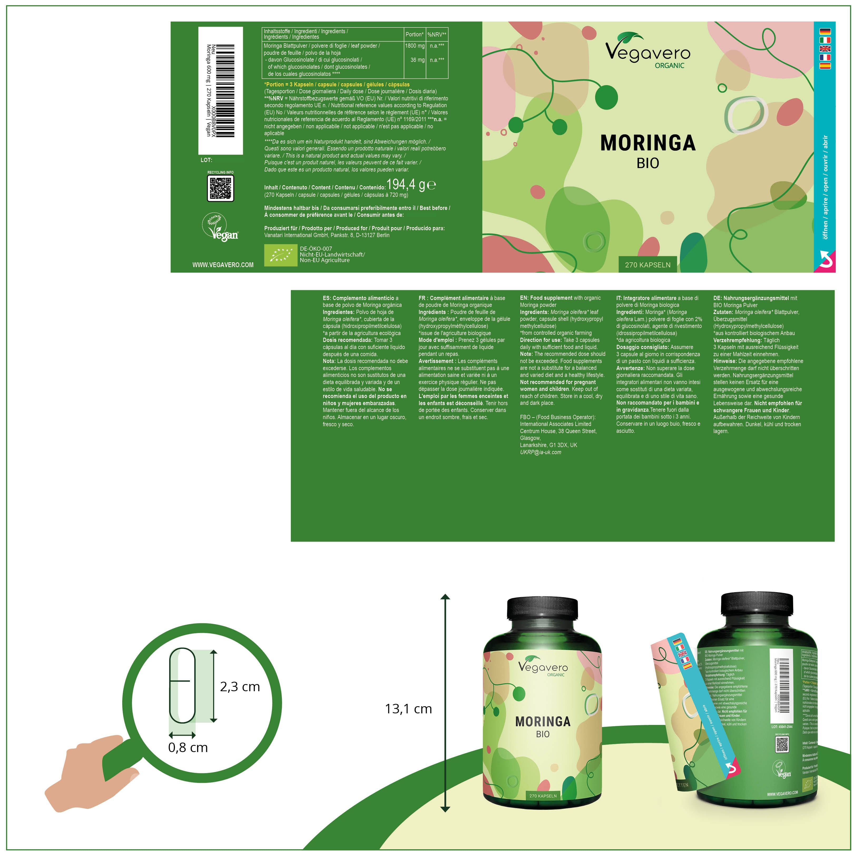 Moringa Oleifera Capsule Bio