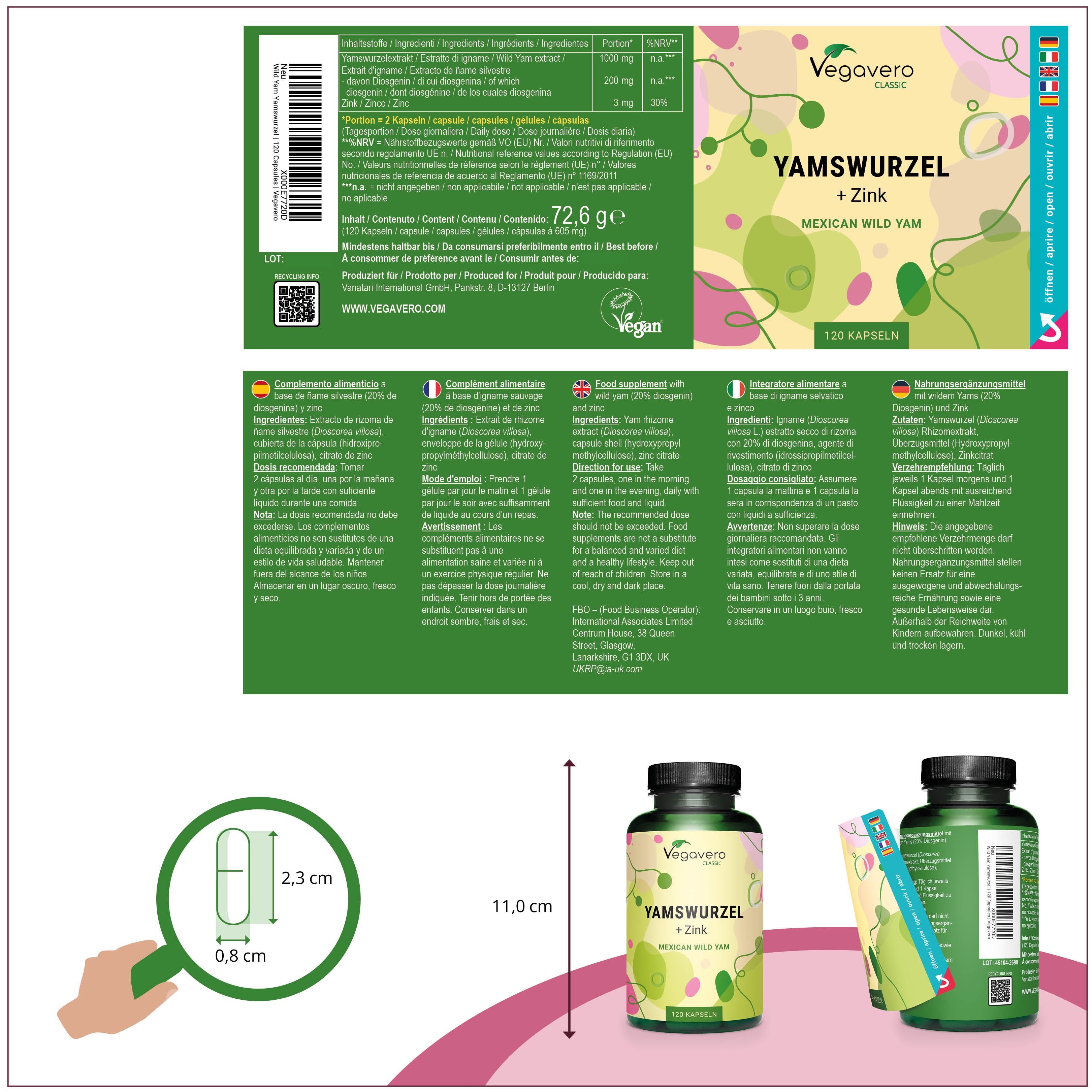 Igname Selvatico + Zinco Capsule