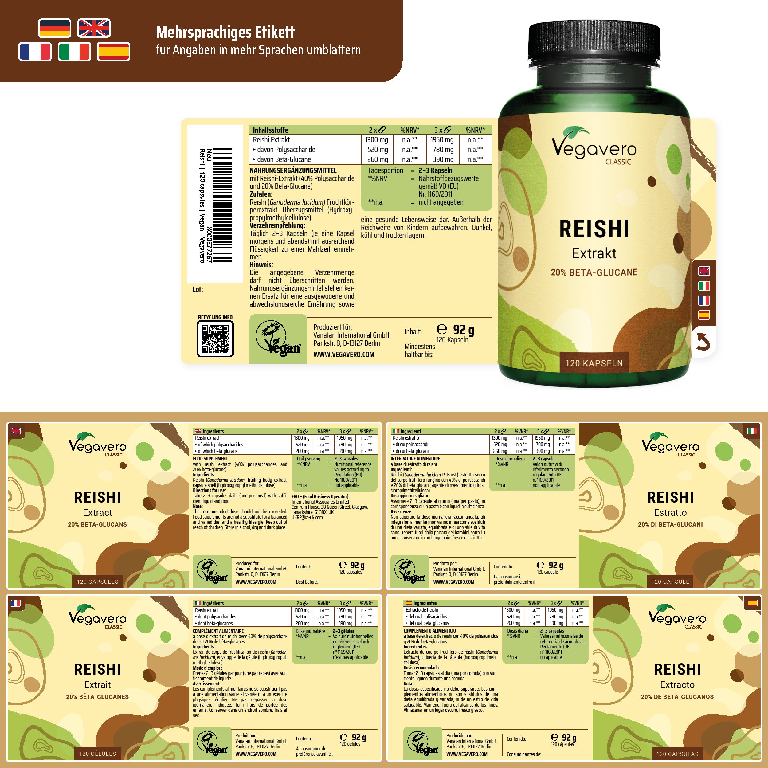 Reishi Estratto Capsule