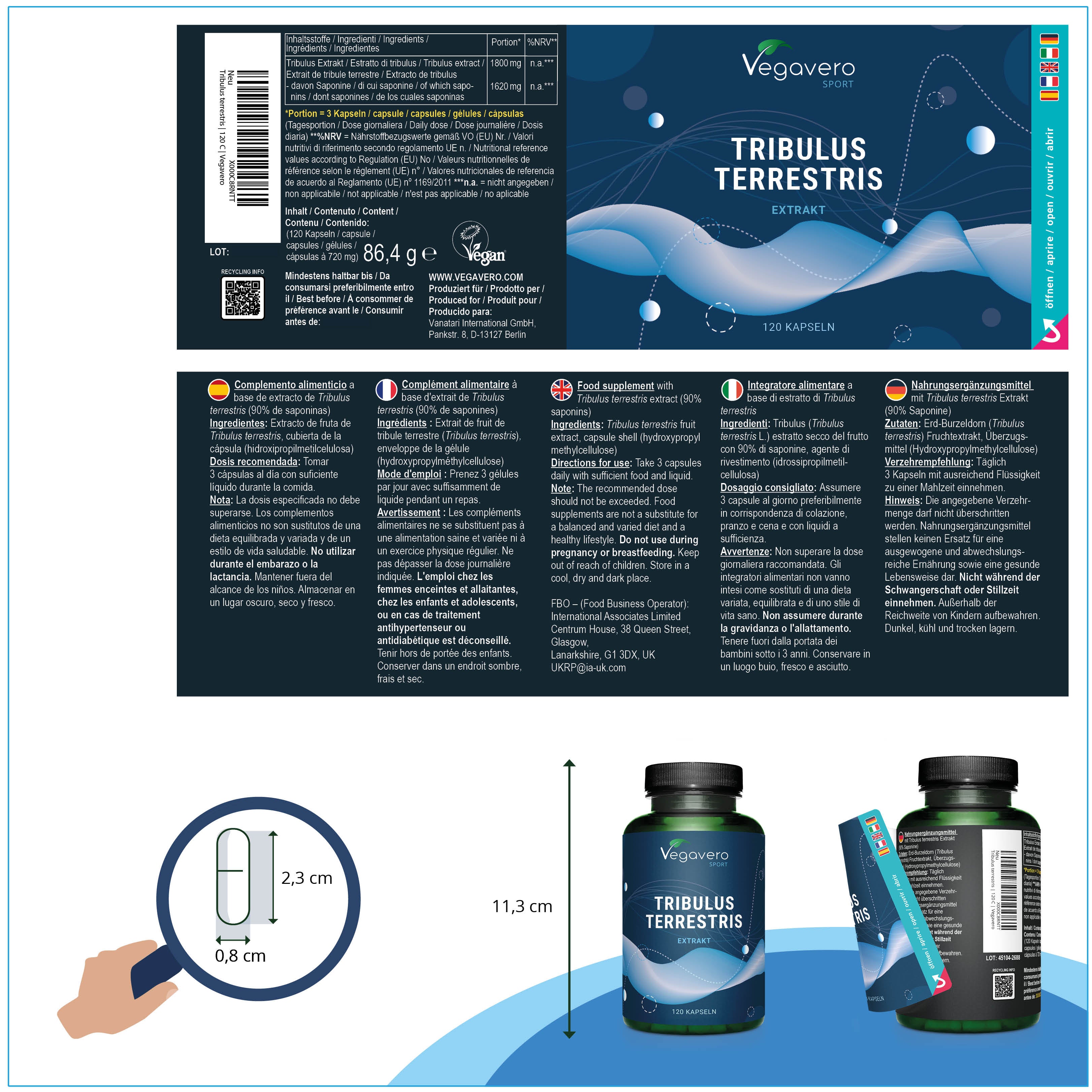 Tribulus Terrestris Estratto Capsule