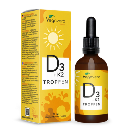 Vitamina D3 + K2 in Gocce
