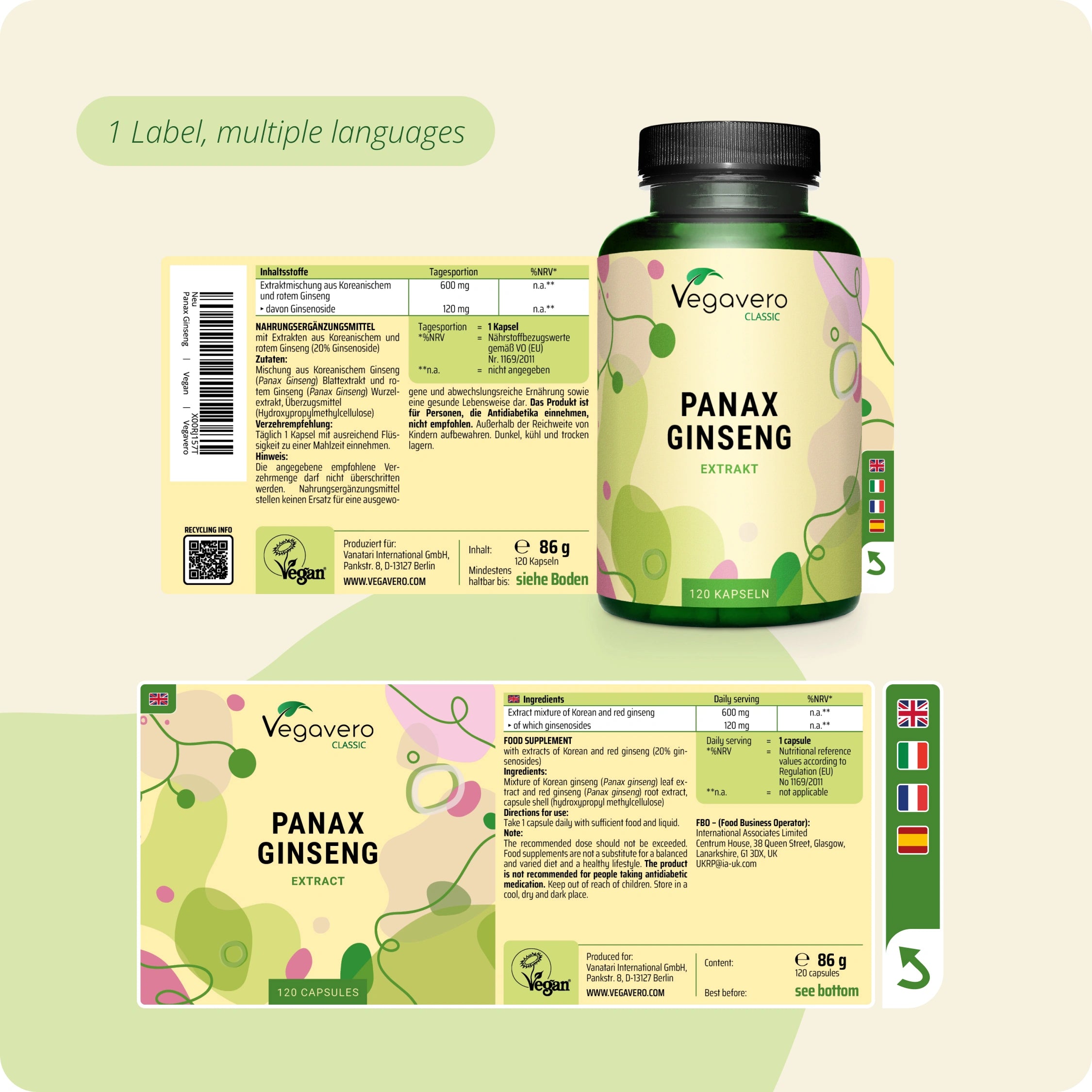 Panax Ginseng Estratto Capsule