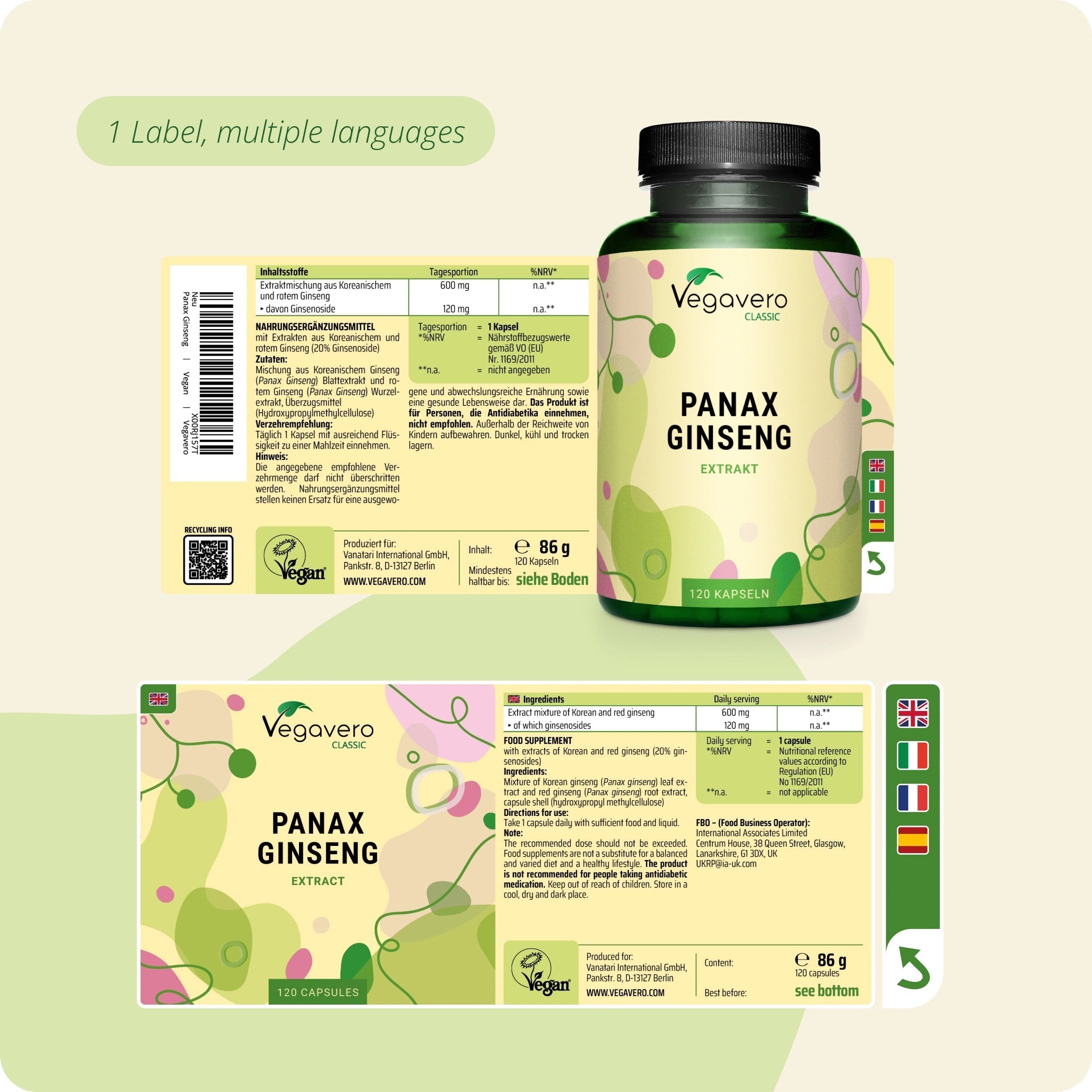 Panax Ginseng Estratto Capsule