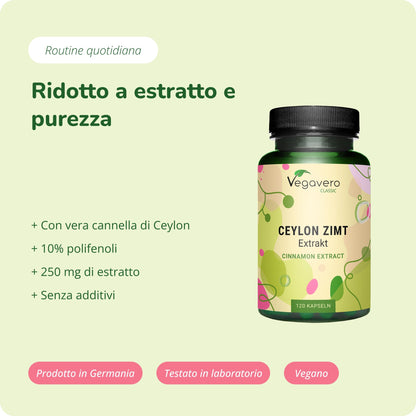 Cannella di Ceylon Estratto Capsule