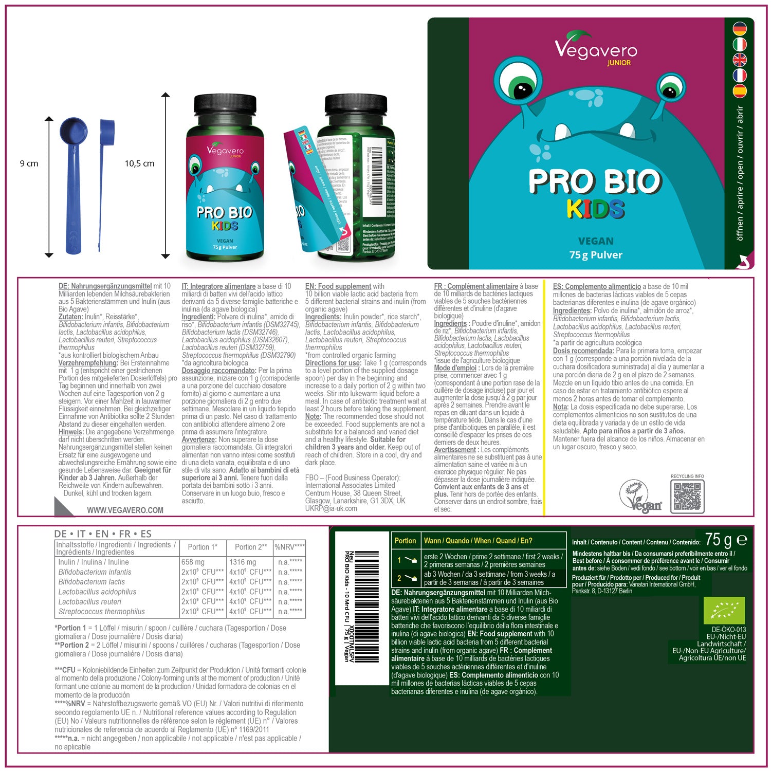 Pro Bio Junior in Polvere Bio
