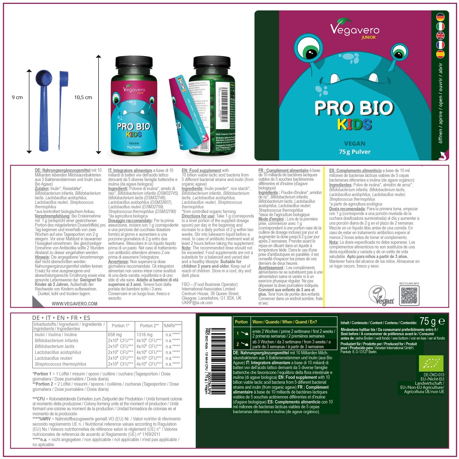 Pro Bio Junior in Polvere Bio