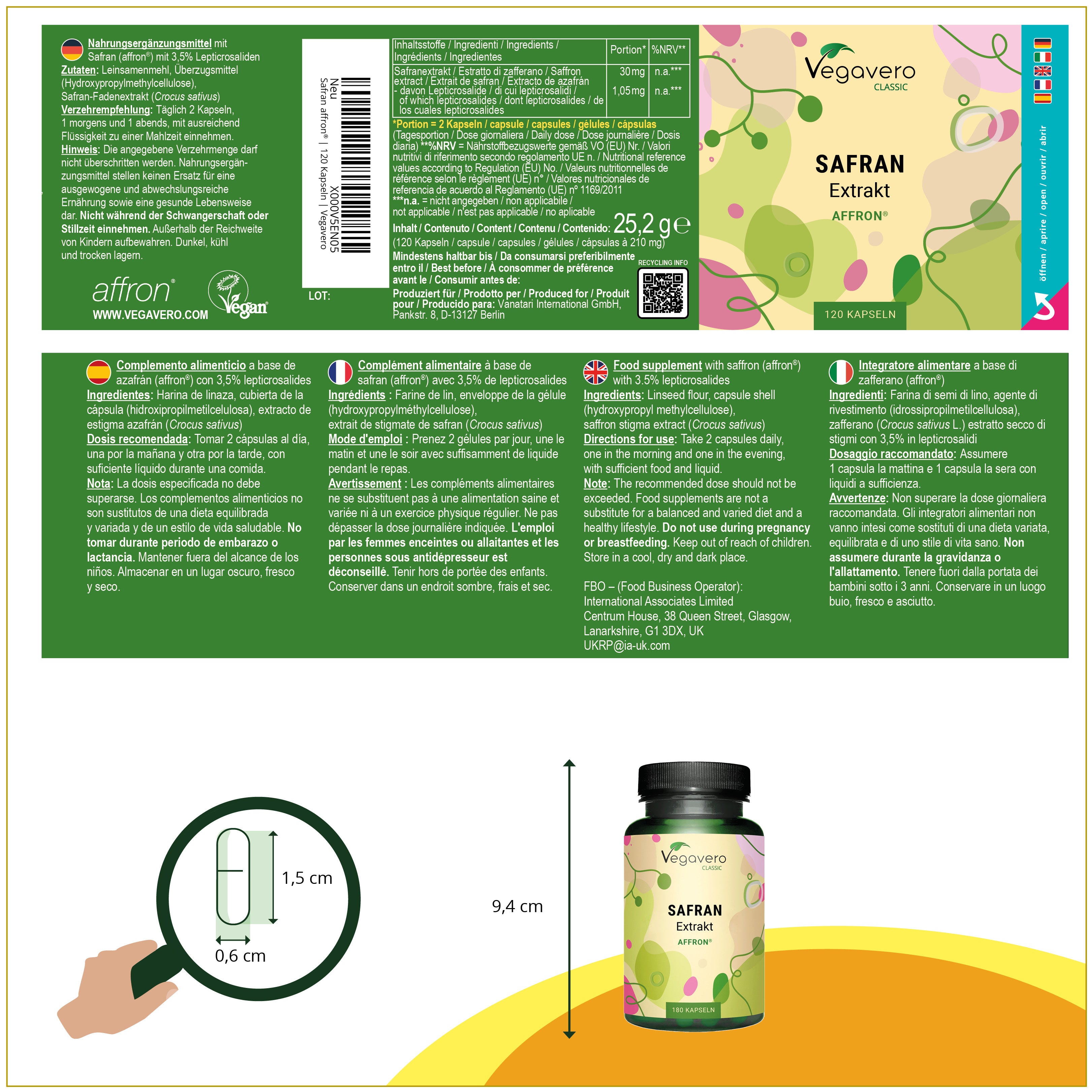 Zafferano Estratto Capsule