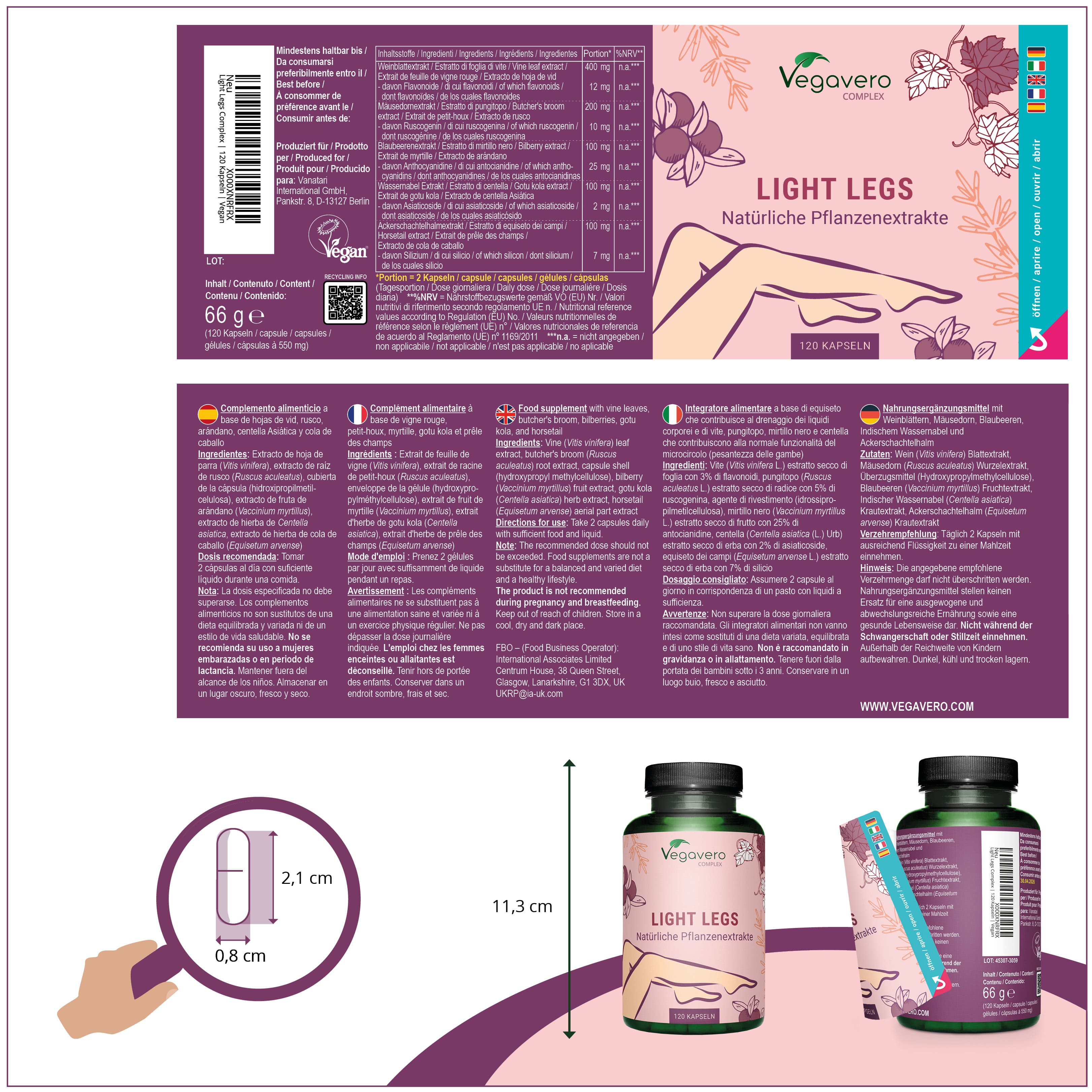Light Legs Complex Capsule