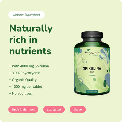 Spirulina Compresse Bio