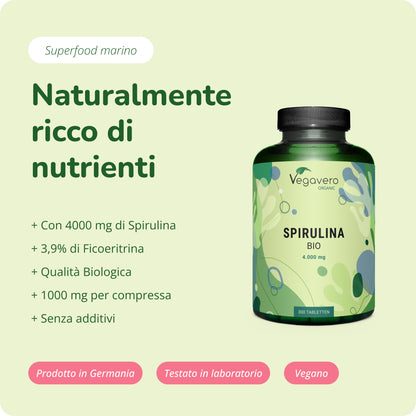 Spirulina Compresse Bio