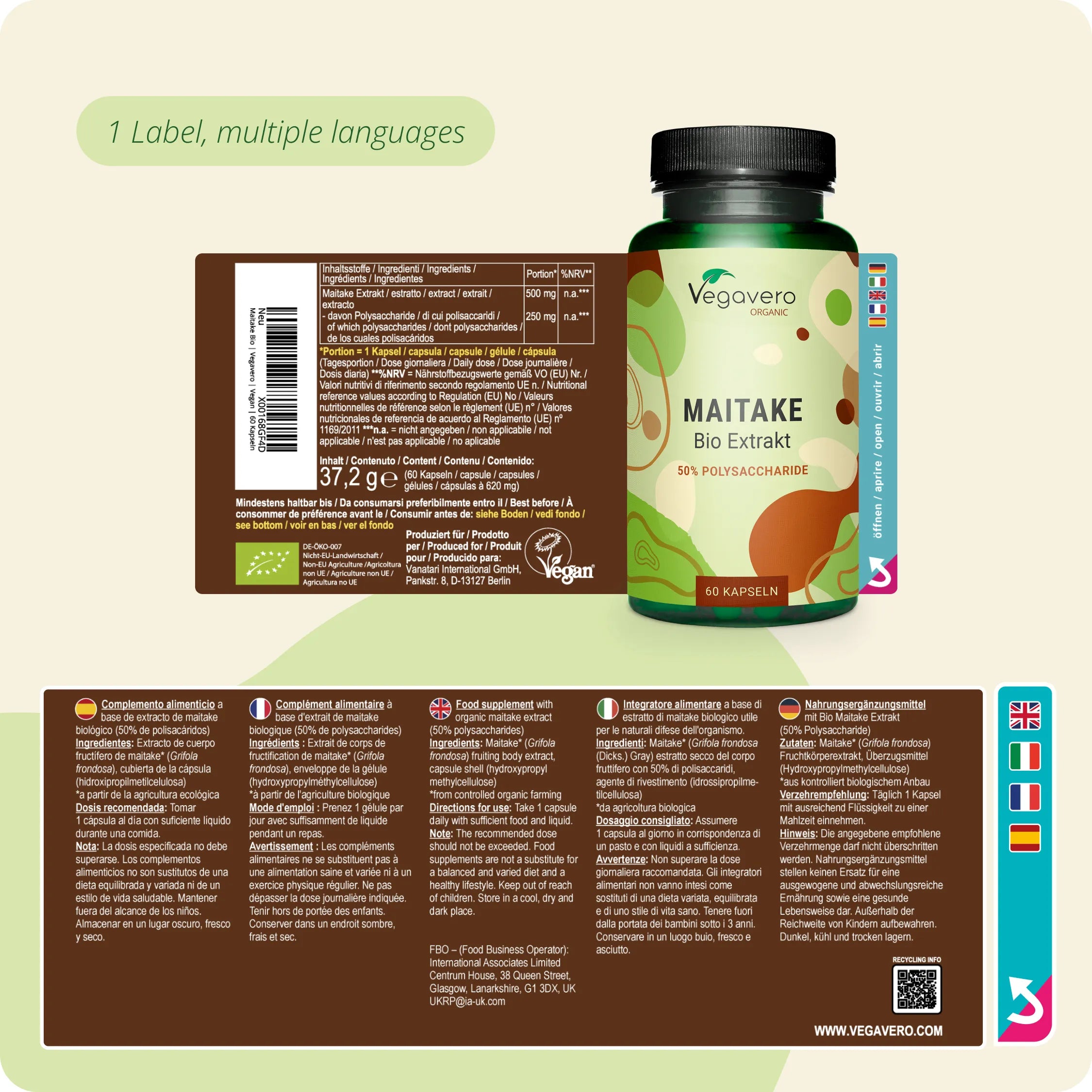 Maitake Estratto Capsule Bio