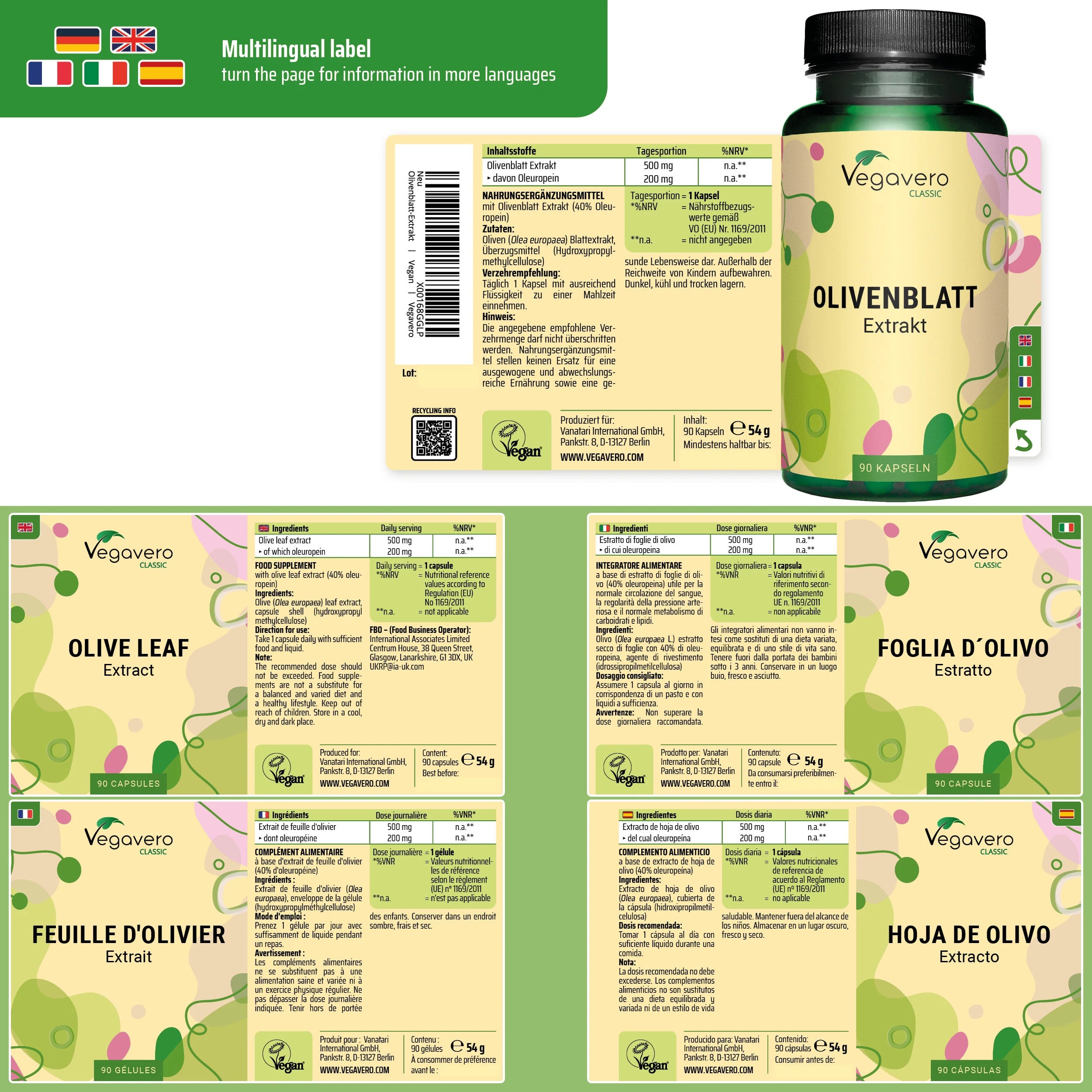 Foglia di Olivo Estratto Capsule