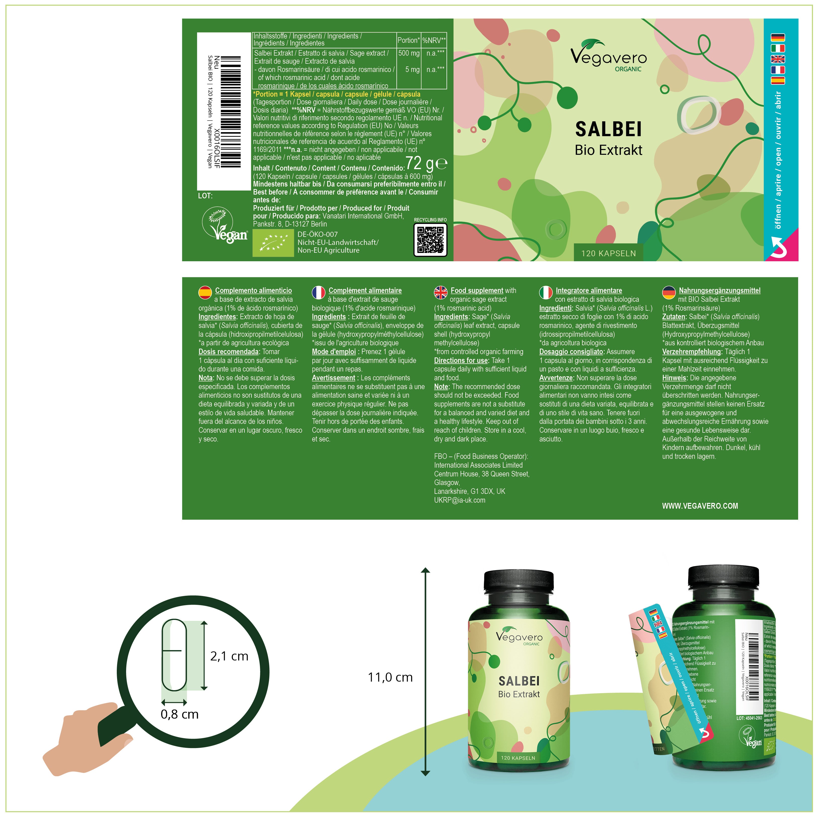 Salvia Estratto Capsule Bio