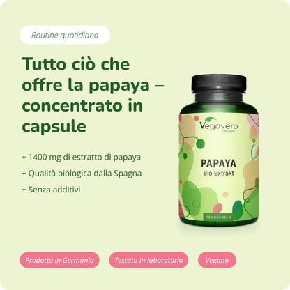 Estratto di Papaya Capsule Bio