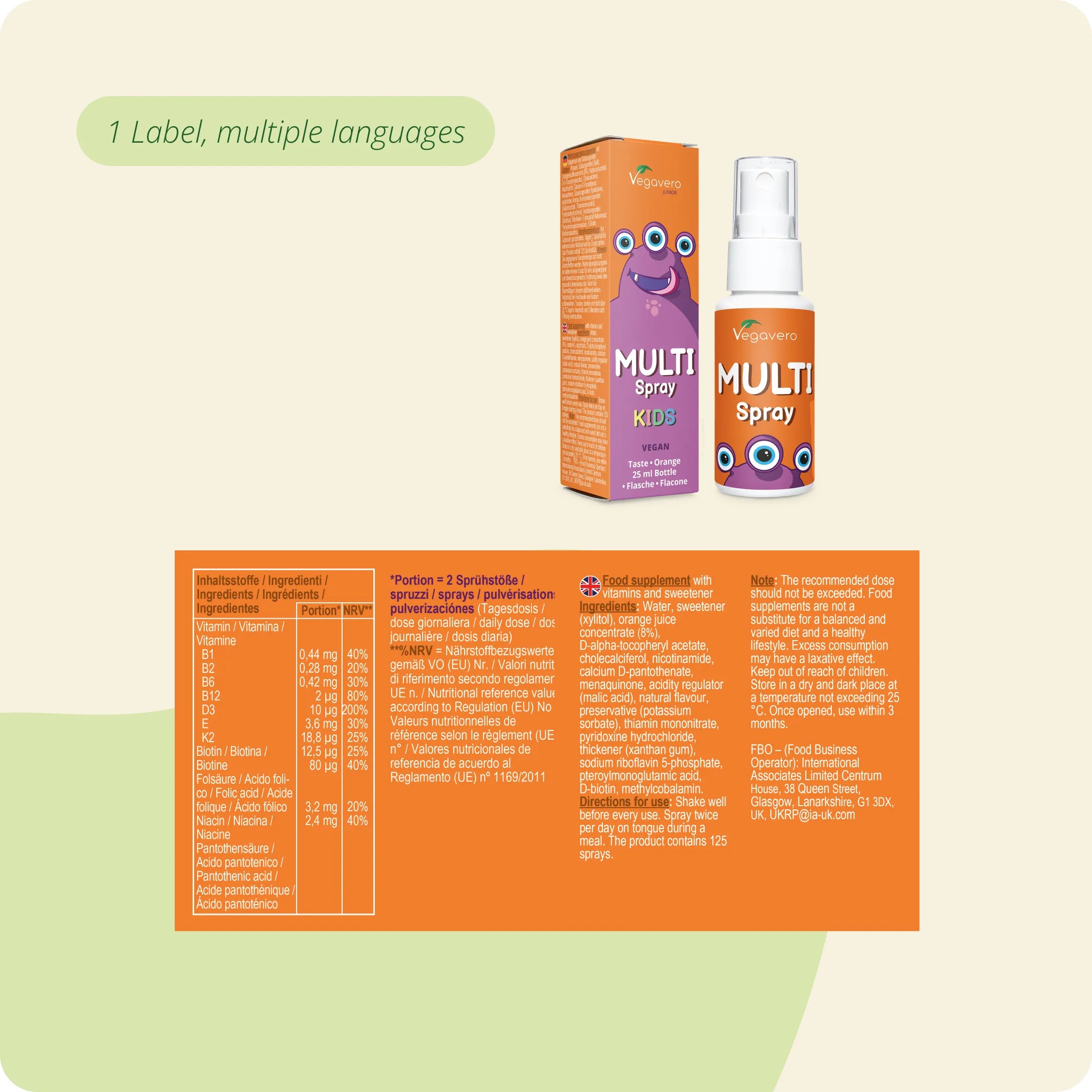 Multivitaminico Junior Spray