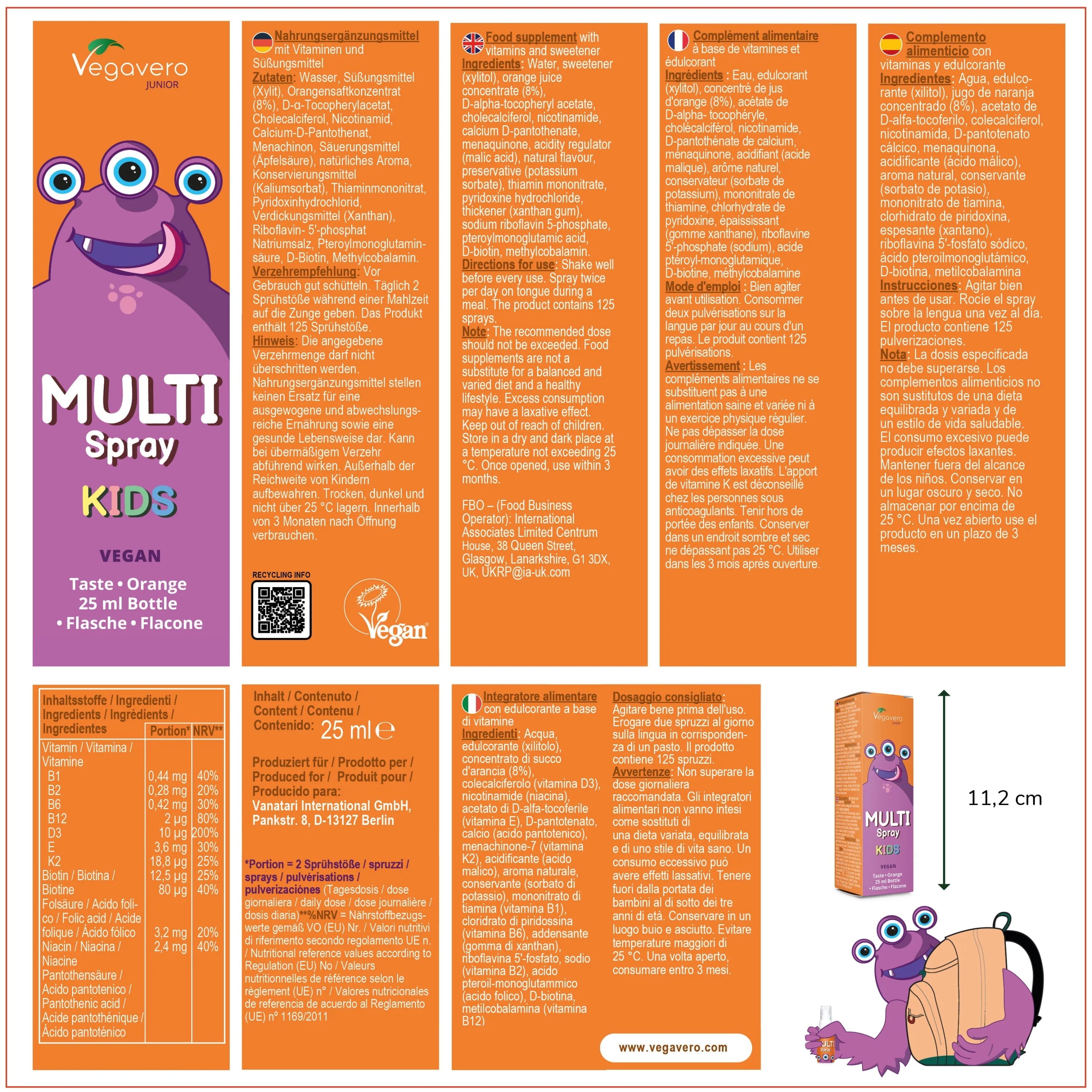 Multivitaminico Junior Spray