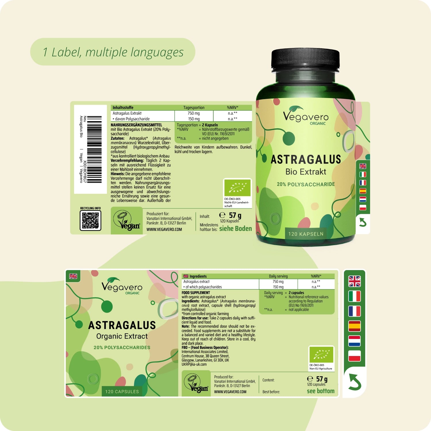 Astragalus Estratto Capsule Bio