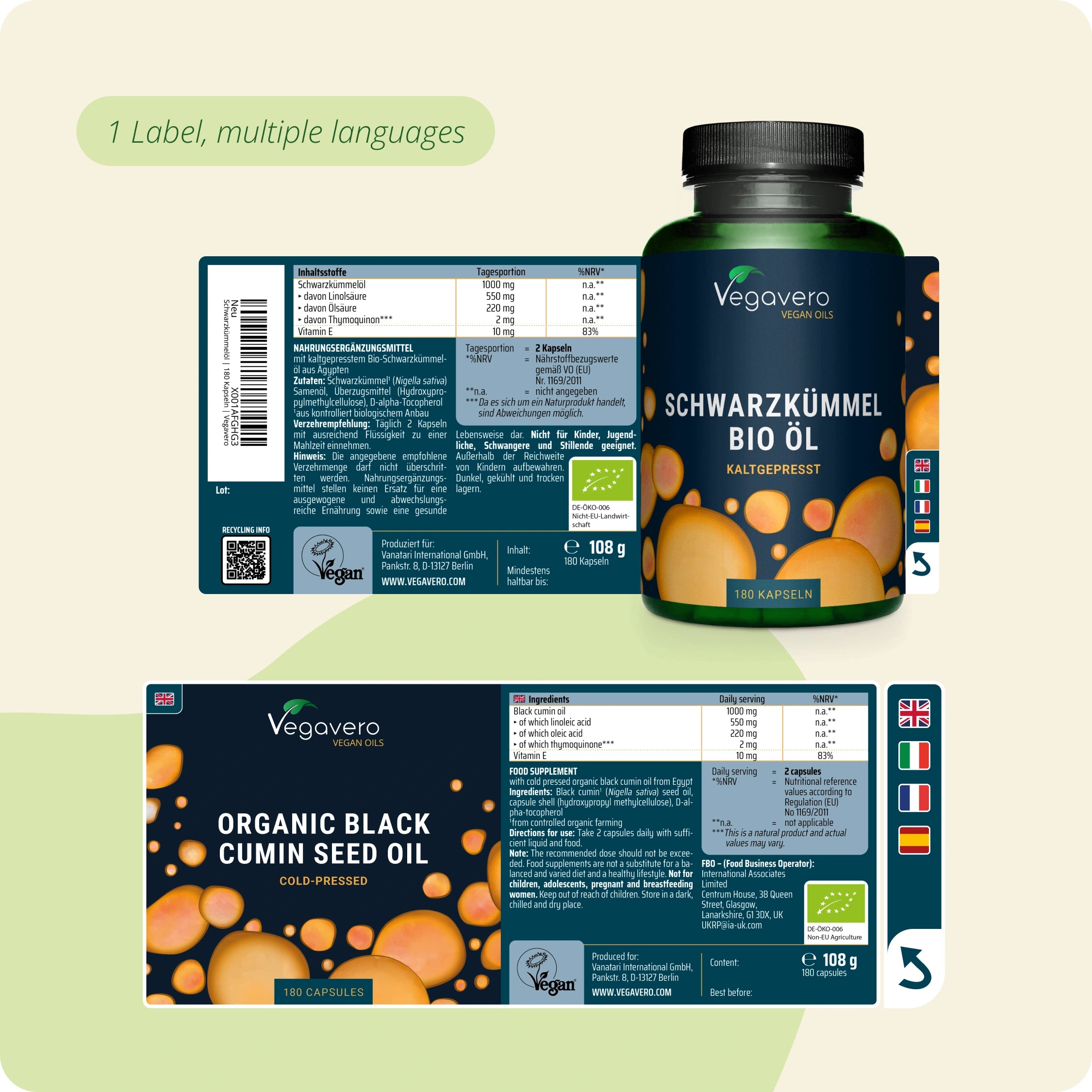Olio di Semi di Cumino Nero Capsule Bio