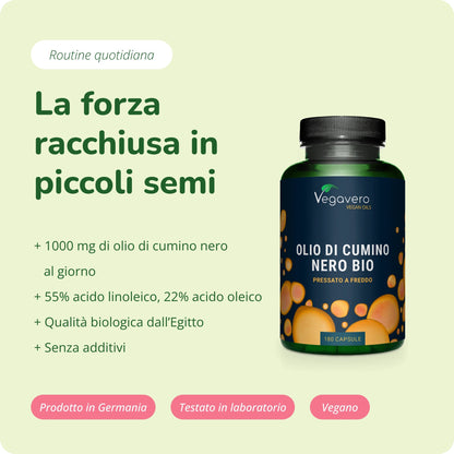 Olio di Semi di Cumino Nero Capsule Bio