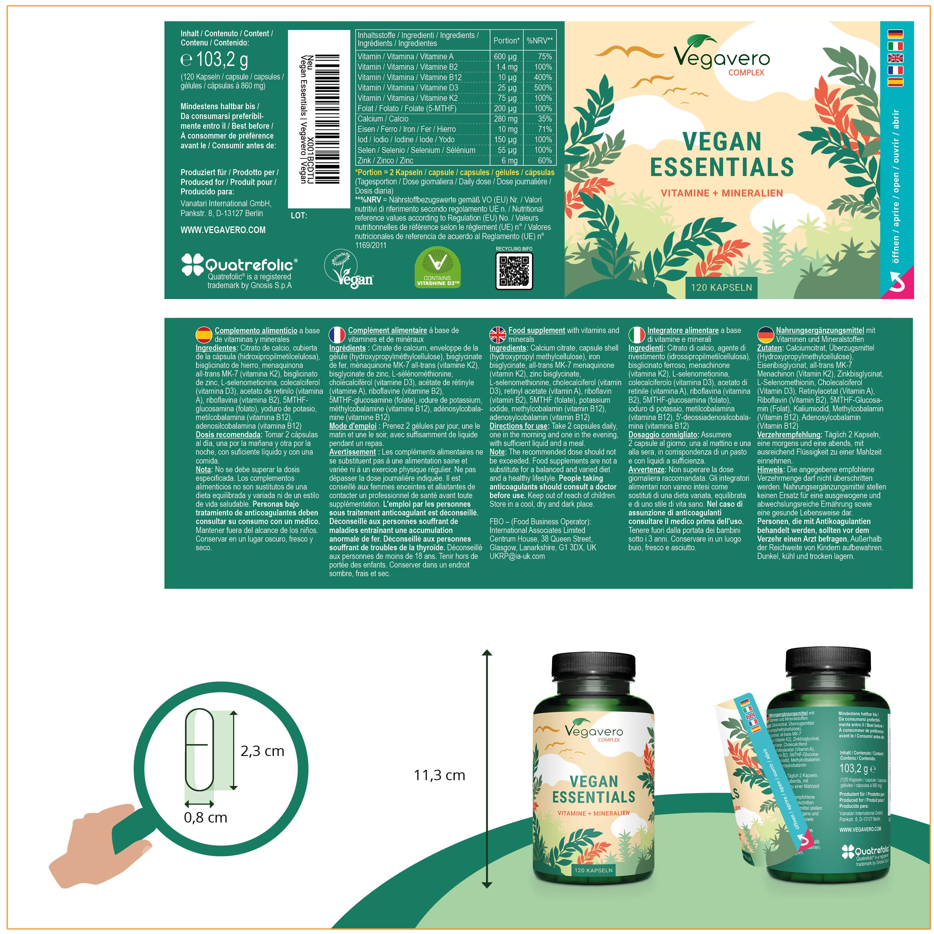 Vegan Essentials Complex Capsule